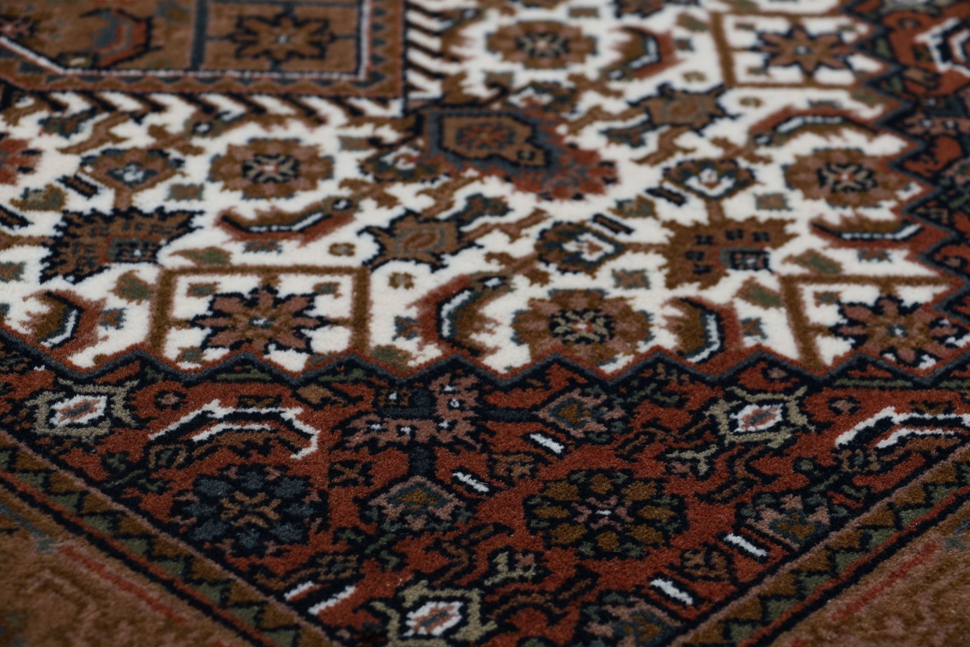 Bijar Orientteppich 80 × 200 cm aus Wolle, handgeknüpft