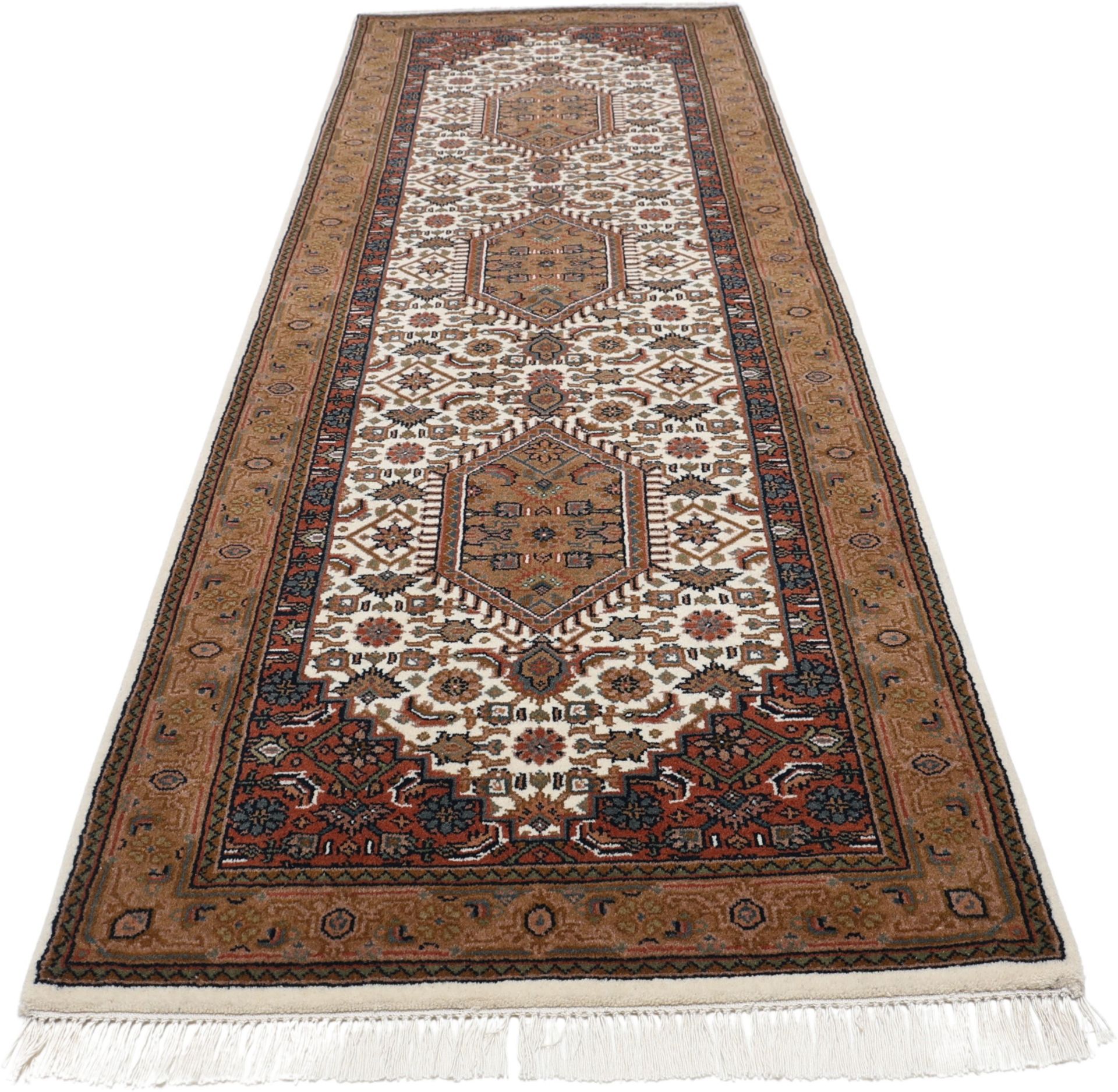 Handgeknüpfter Bijar Orientteppich, 81 × 248 cm, Wolle
