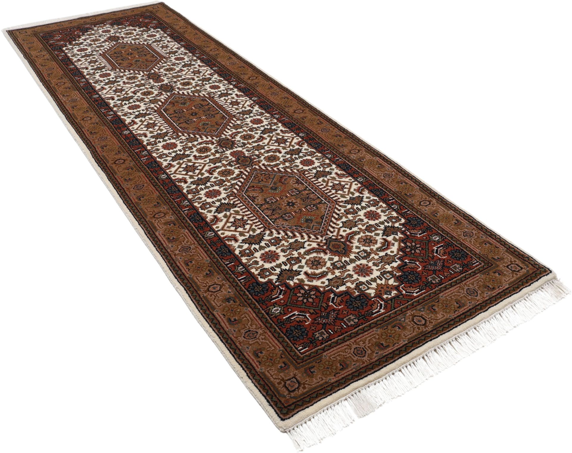 Handgeknüpfter Bijar Orientteppich, 81 × 248 cm, Wolle