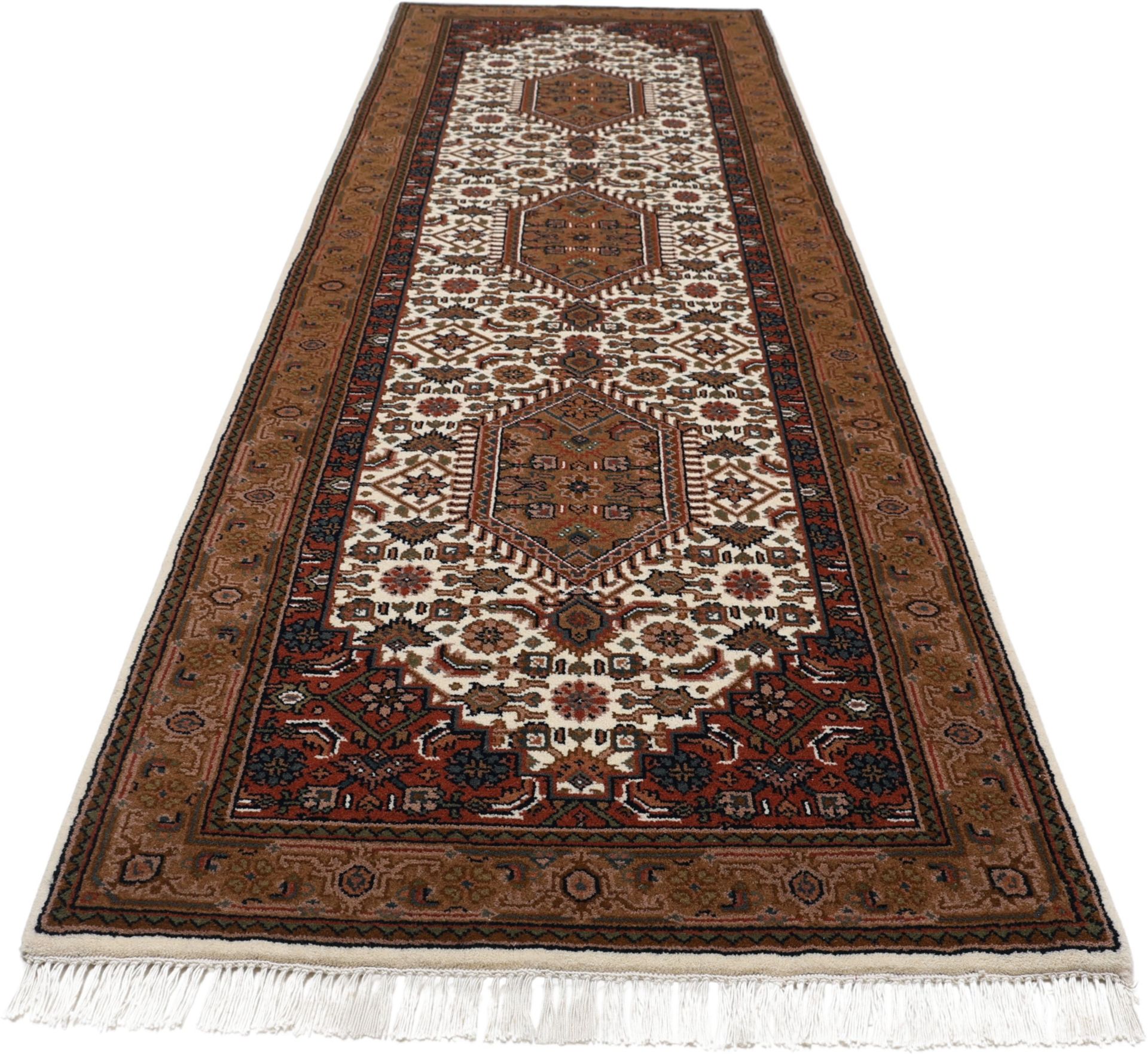 Handgeknüpfter Bijar Orientteppich, 81 × 248 cm, Wolle