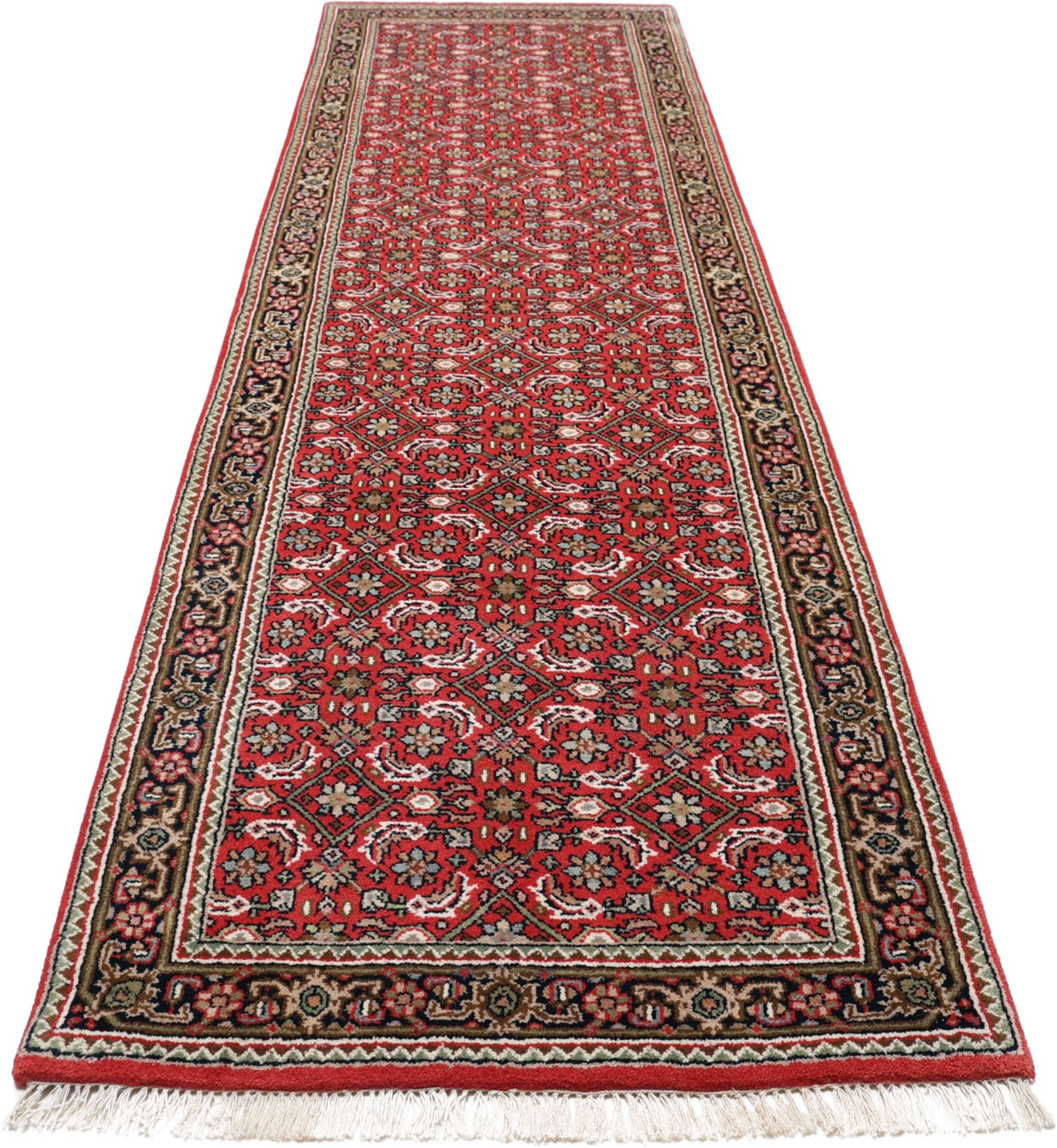 Bijar Orientteppich aus Indien, 77 × 255 cm
