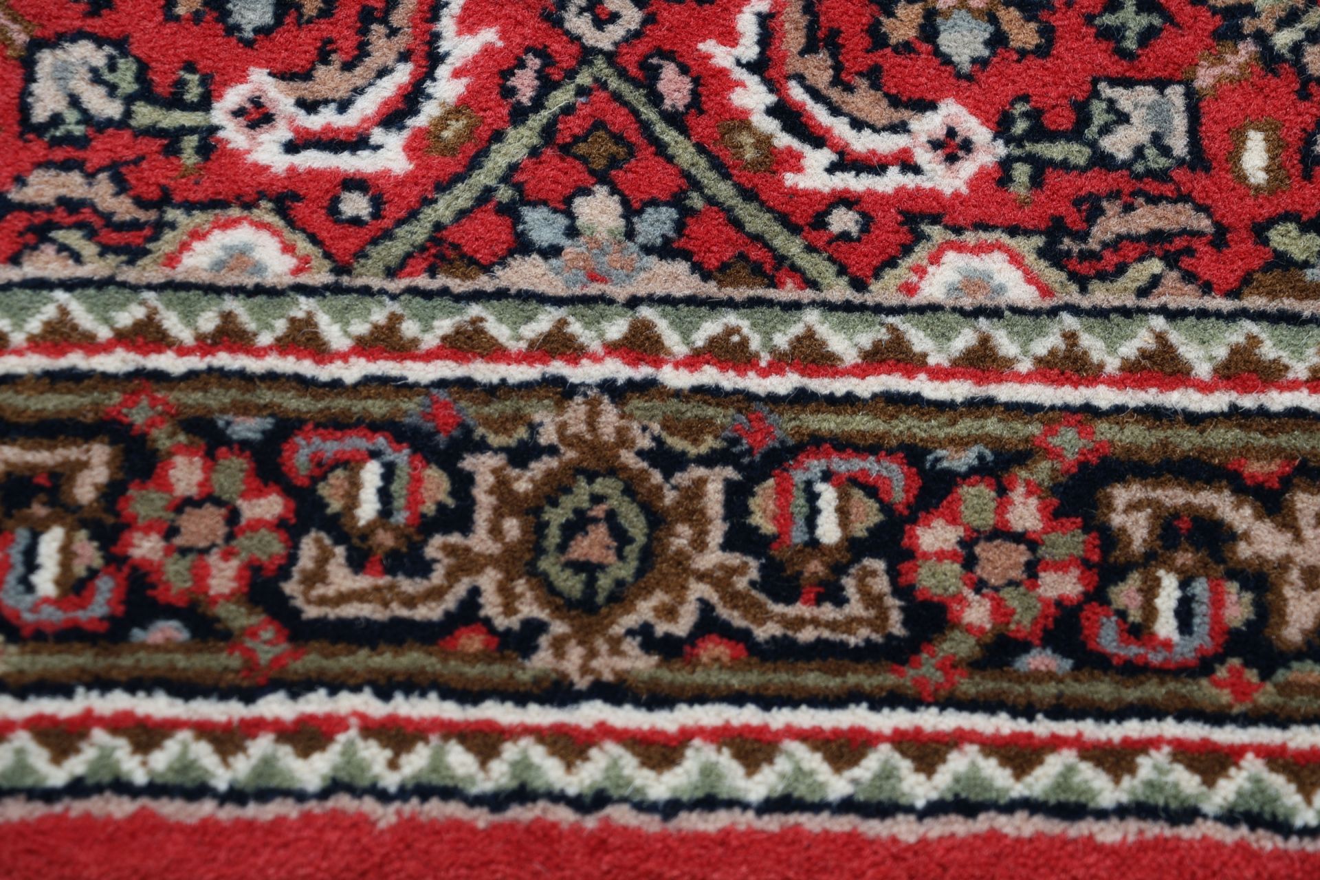 Bijar Orientteppich aus Indien, 77 × 255 cm
