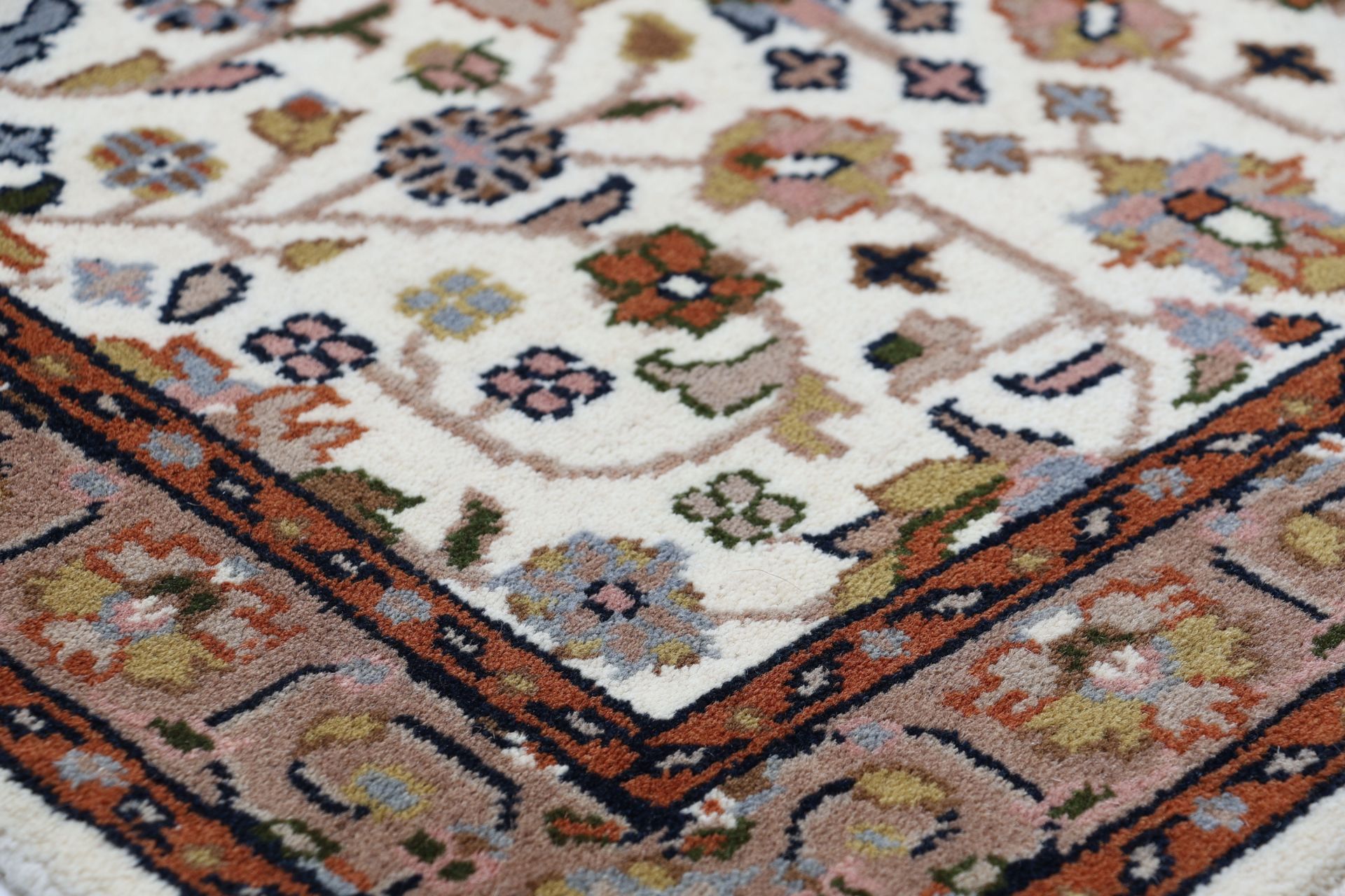 Bijar Orientteppich aus Indien, 73 × 250 cm