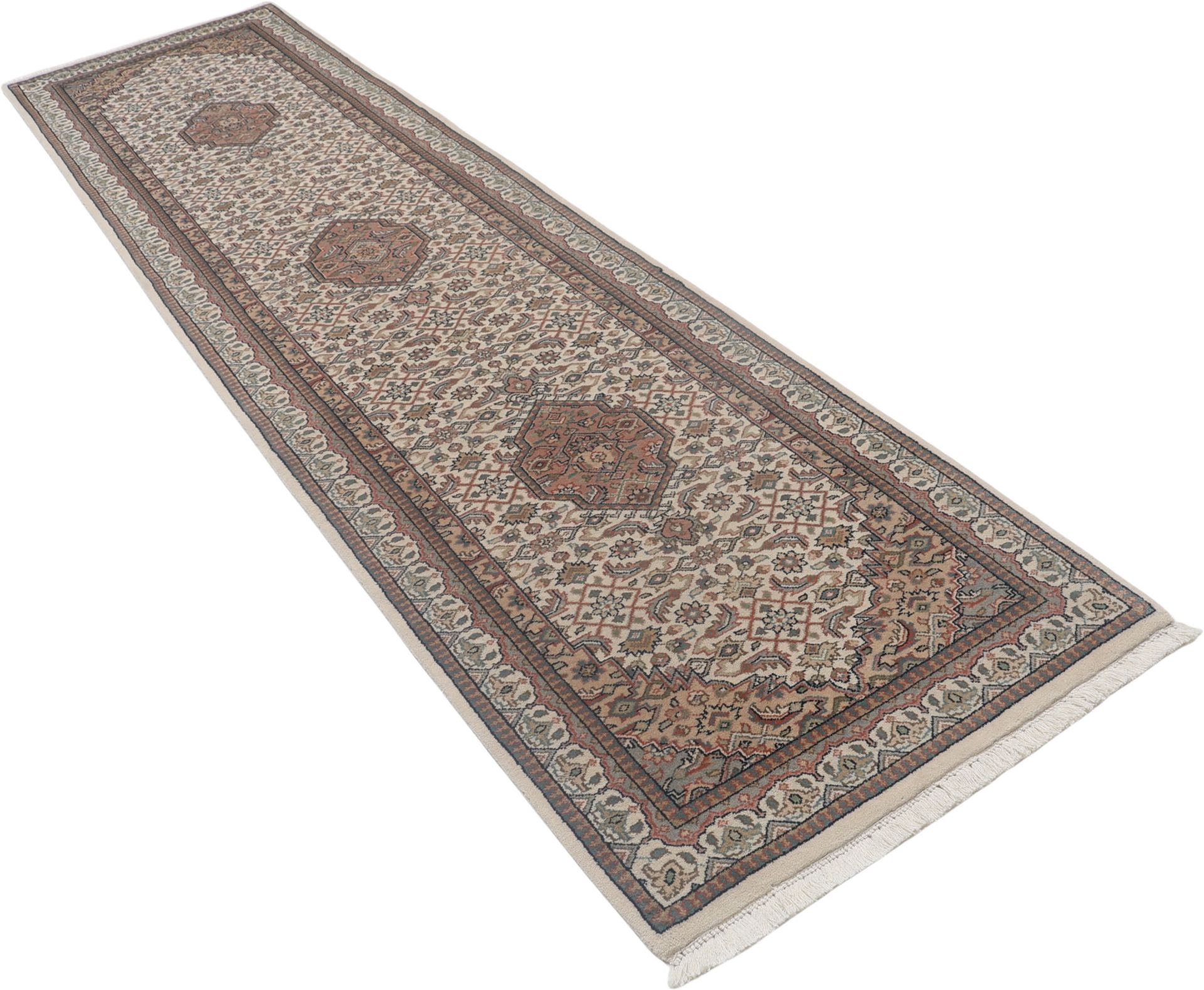 Handgeknüpfter Bijar Orientteppich 77 × 305 cm