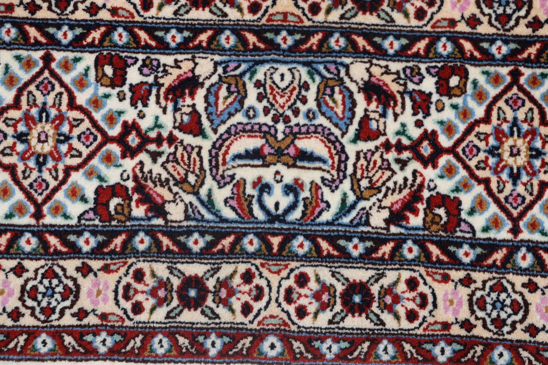 Handgeknüpfter Moud Perserteppich, 205 × 312 cm, Wolle