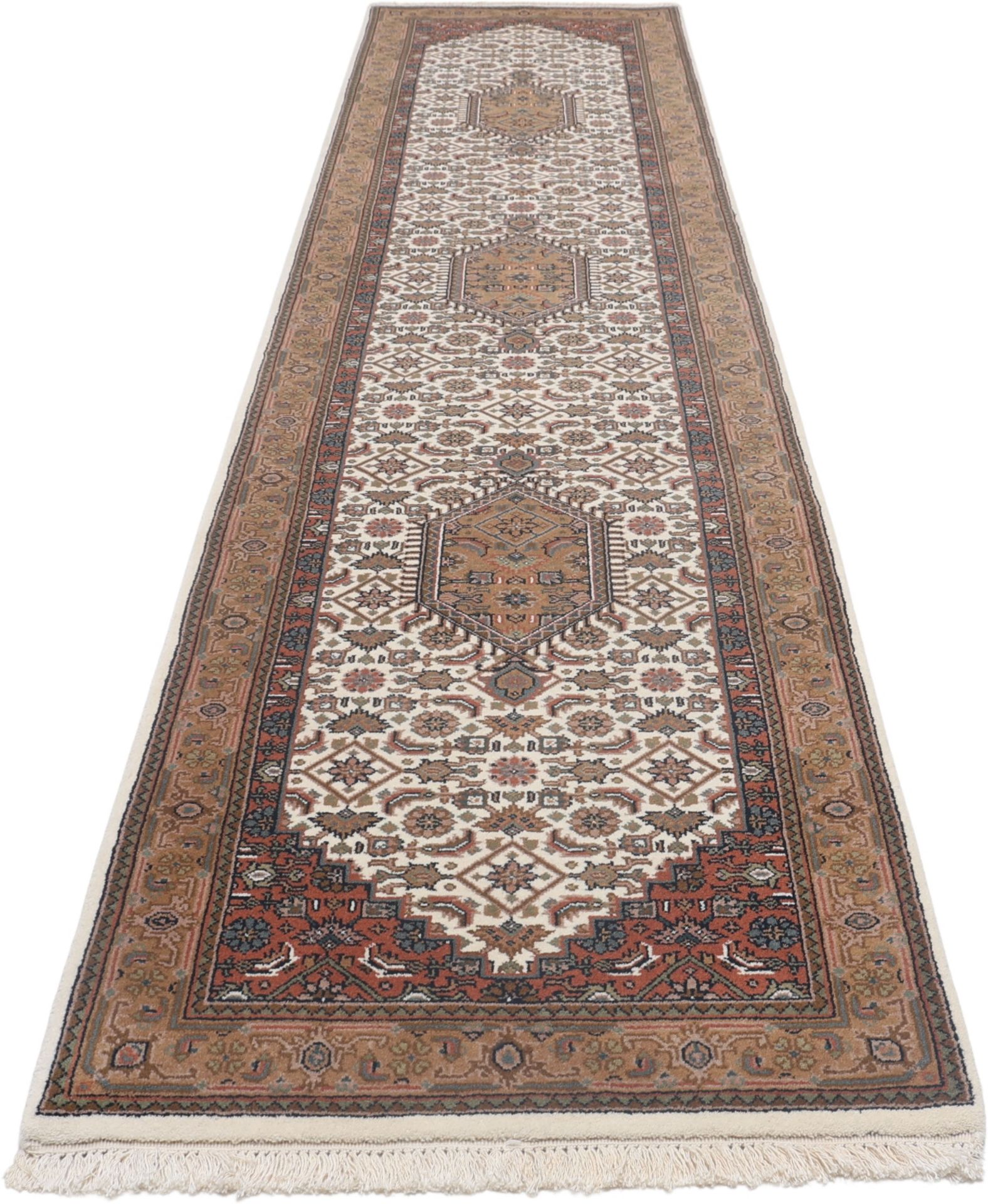 Bijar Orientteppich 81 × 348 cm aus Wolle, handgeknüpft