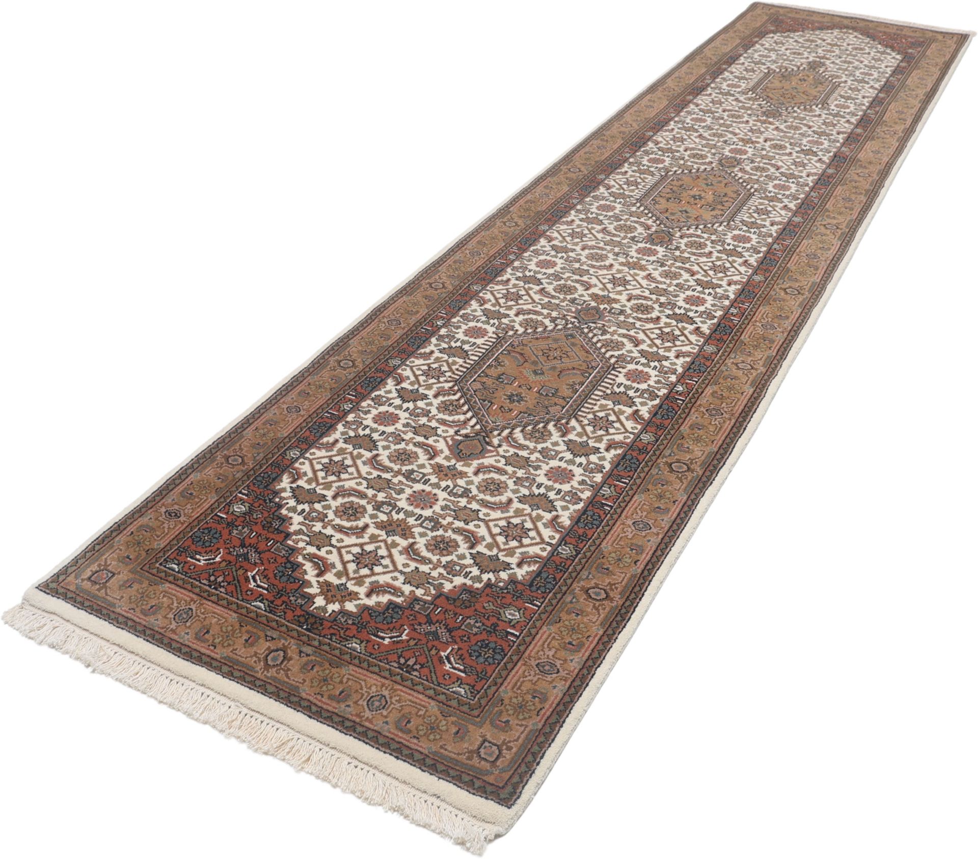 Bijar Orientteppich 81 × 348 cm aus Wolle, handgeknüpft