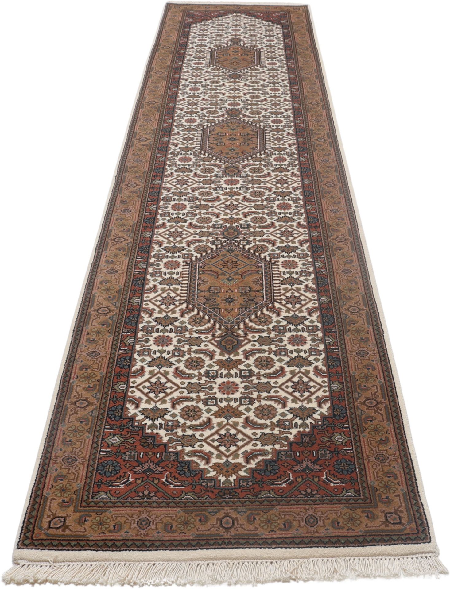 Bijar Orientteppich 81 × 348 cm aus Wolle, handgeknüpft