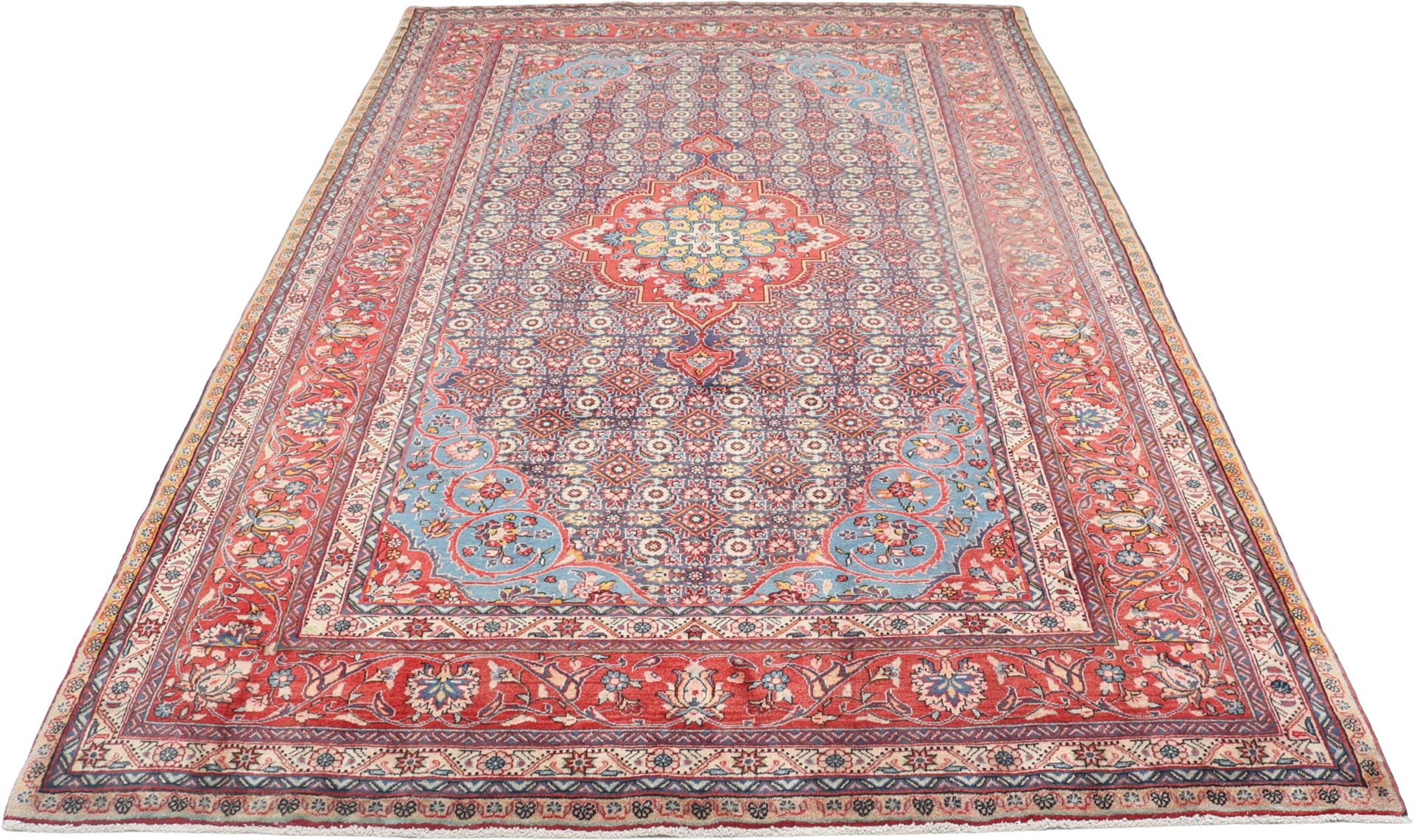 Handgeknüpfter Hamadan Perserteppich 203 × 315 cm
