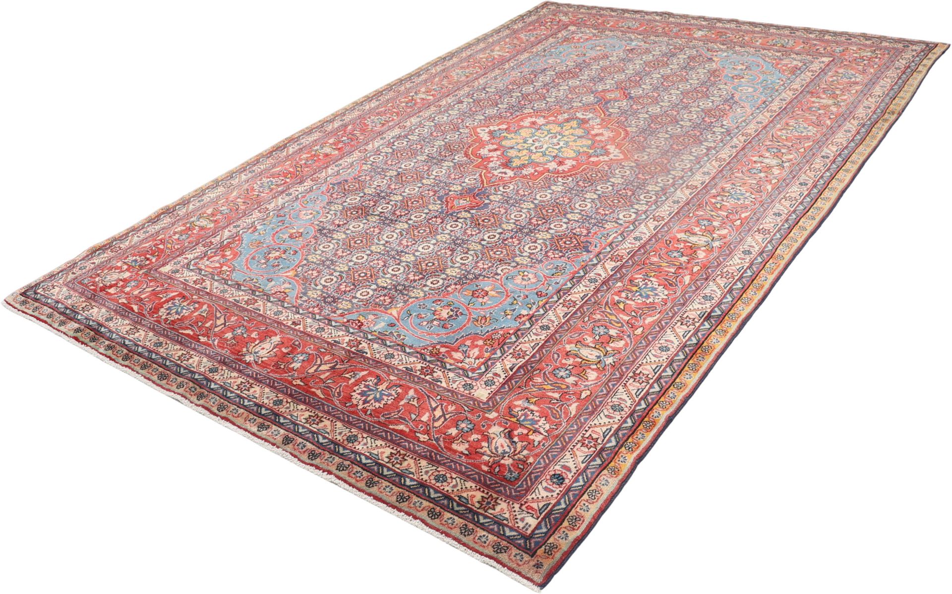 Handgeknüpfter Hamadan Perserteppich 203 × 315 cm
