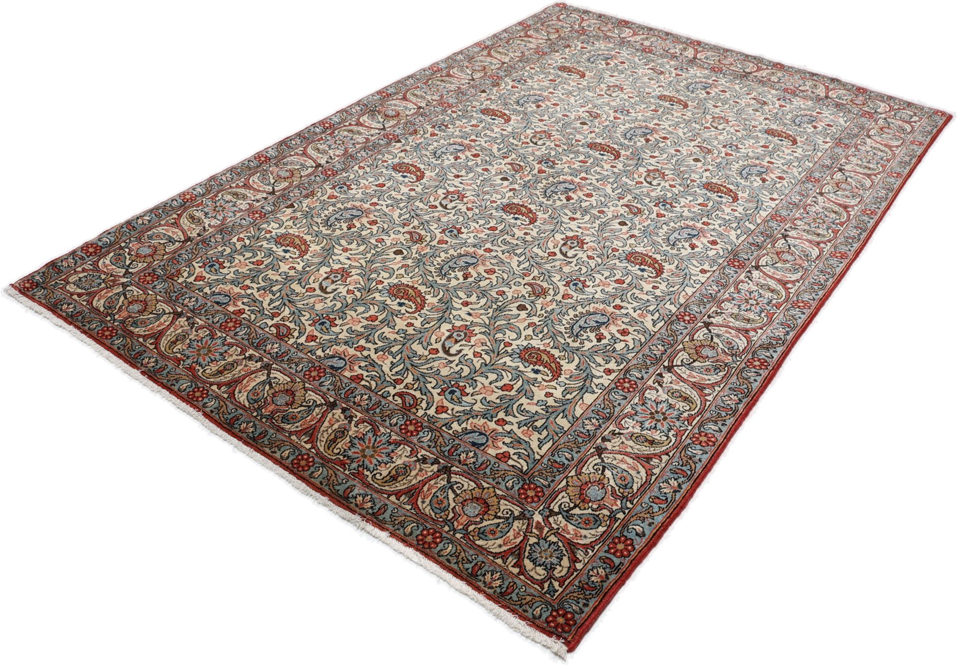 Handgeknüpfter Ghom Perserteppich 138 × 210 cm