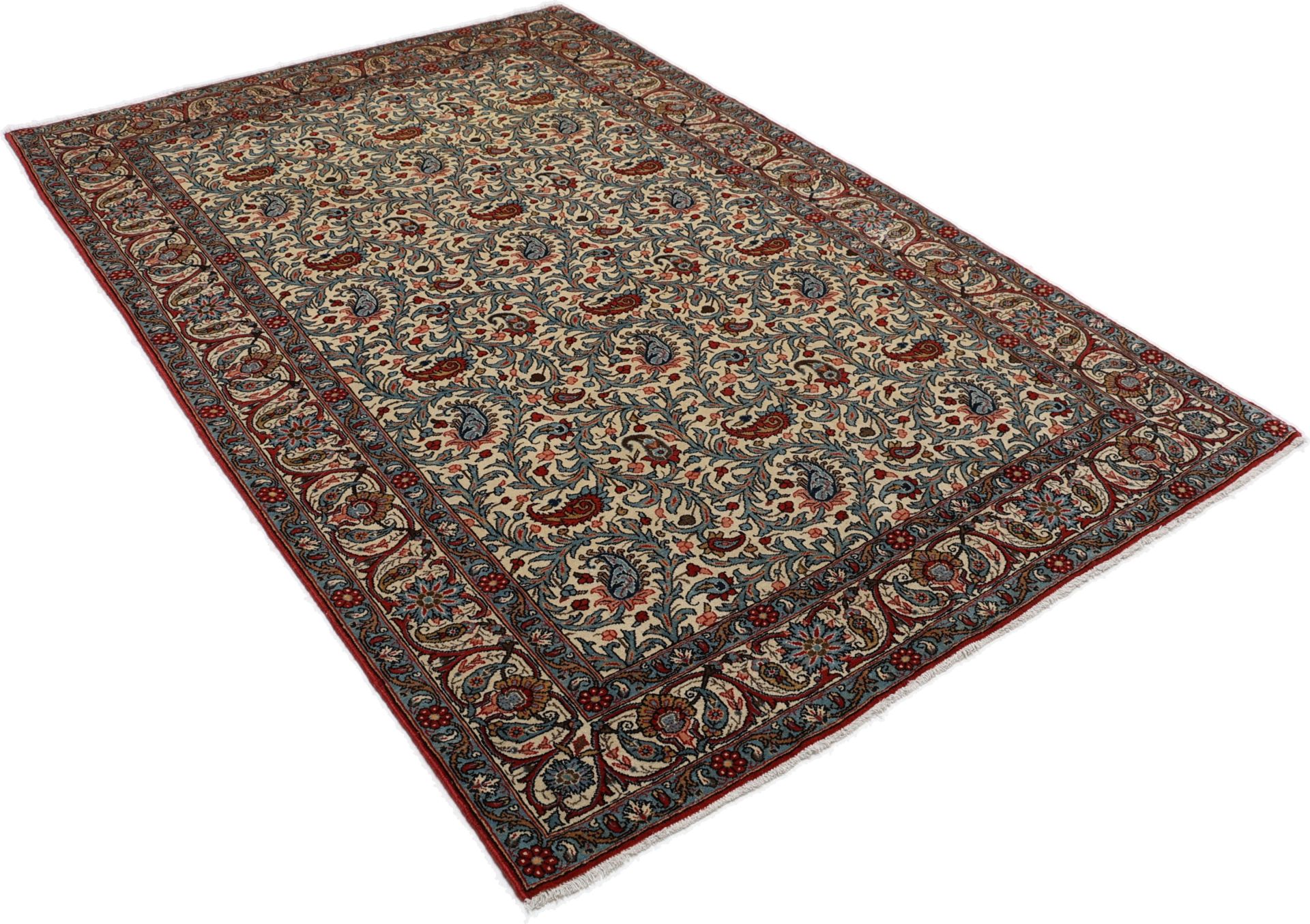 Handgeknüpfter Ghom Perserteppich 138 × 210 cm