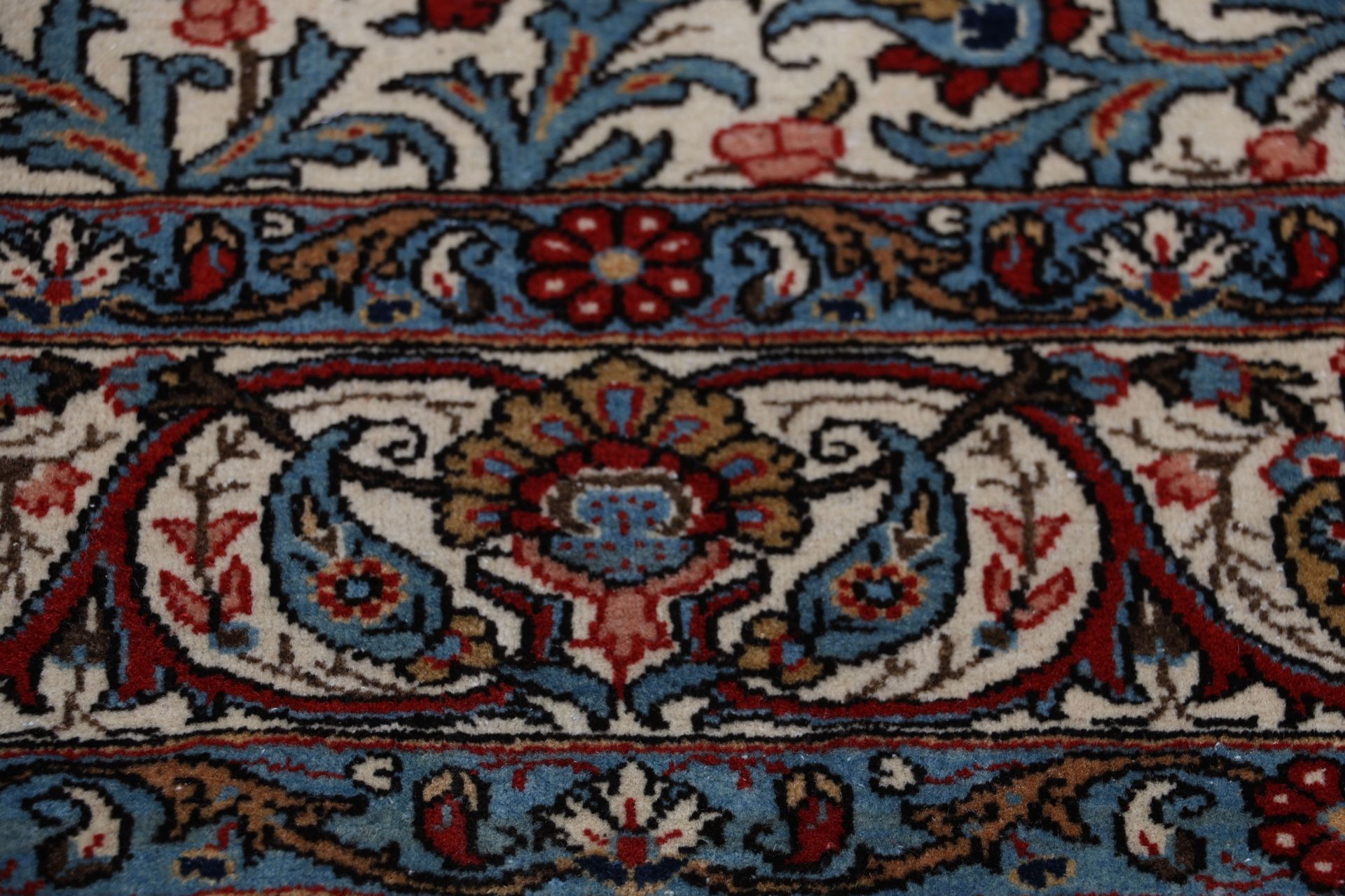 Handgeknüpfter Ghom Perserteppich 138 × 210 cm