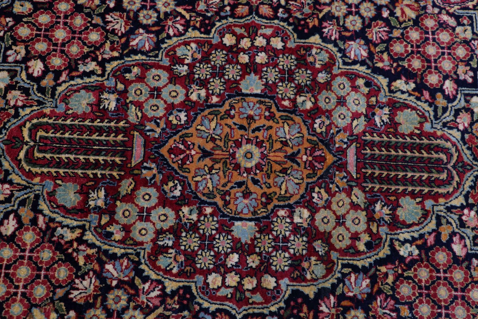 Isfahan Perserteppich antik, 130 × 205 cm, Wolle