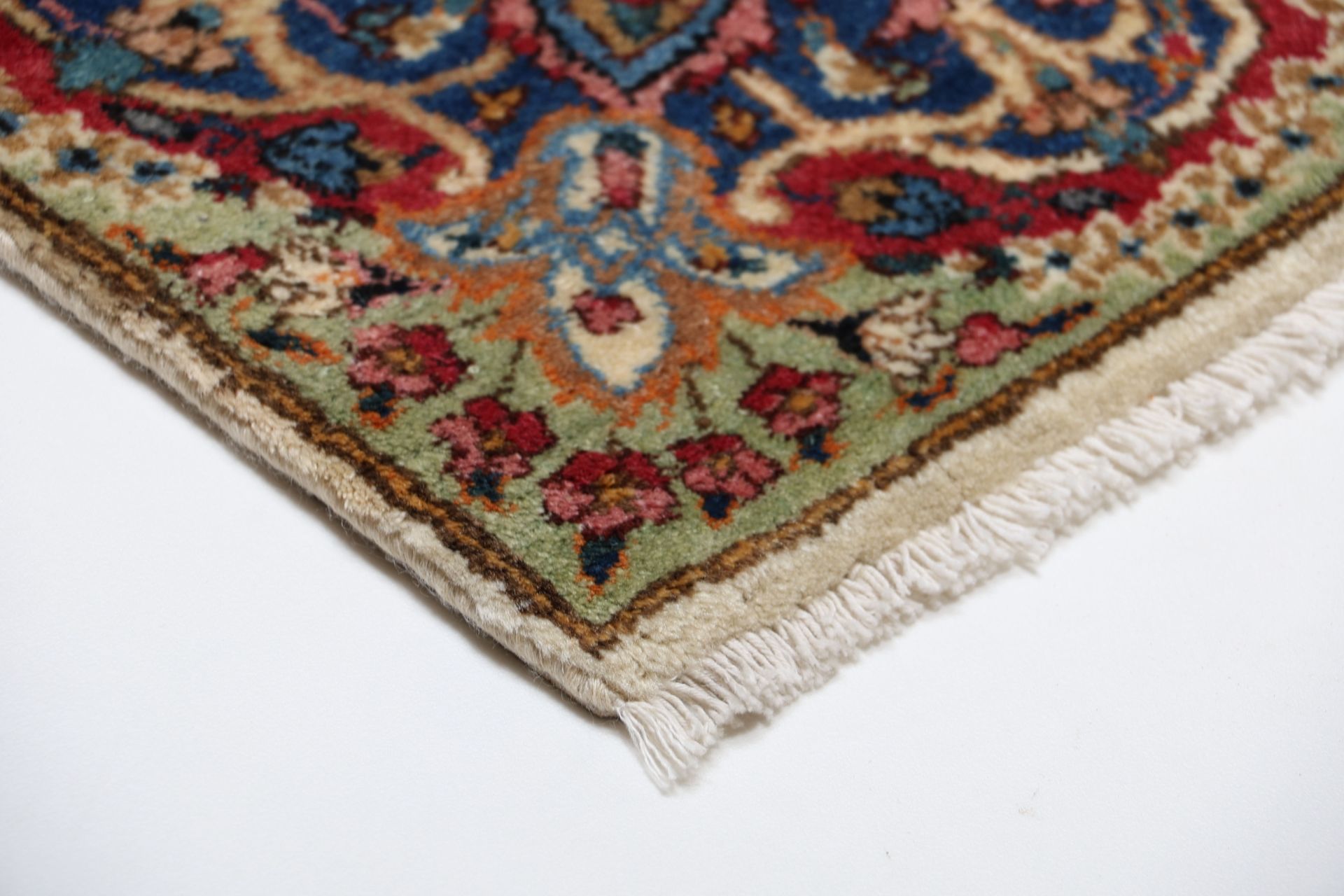 perserteppich-kirman-125-x-212-cm-schurwolle-handgeknupft-antik-5 Kerman Perserteppich antik, 125 × 212 cm, Wolle