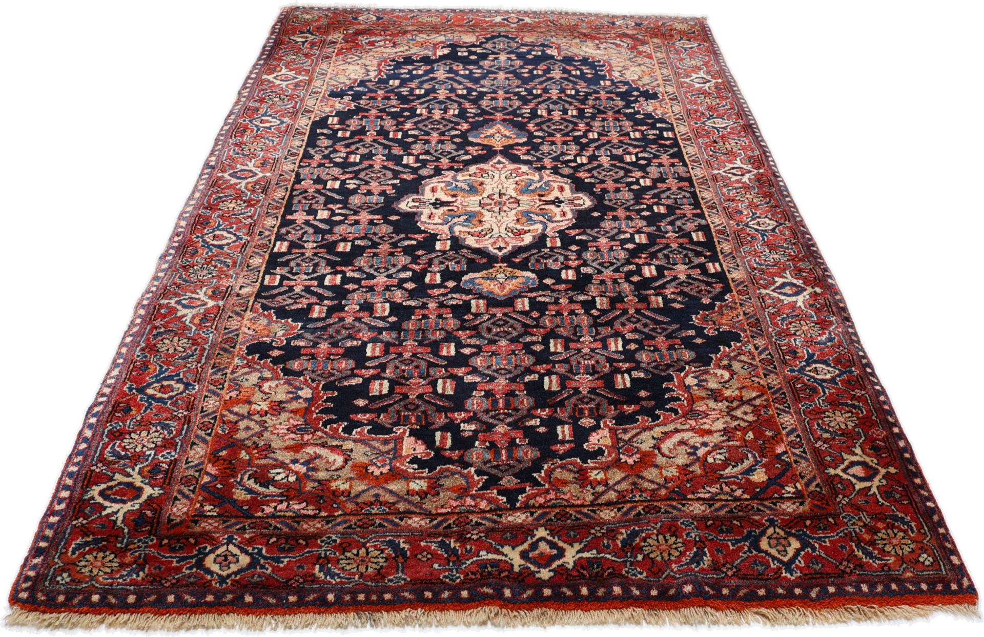 Handgeknüpfter Heriz Perserteppich 140 × 222 cm