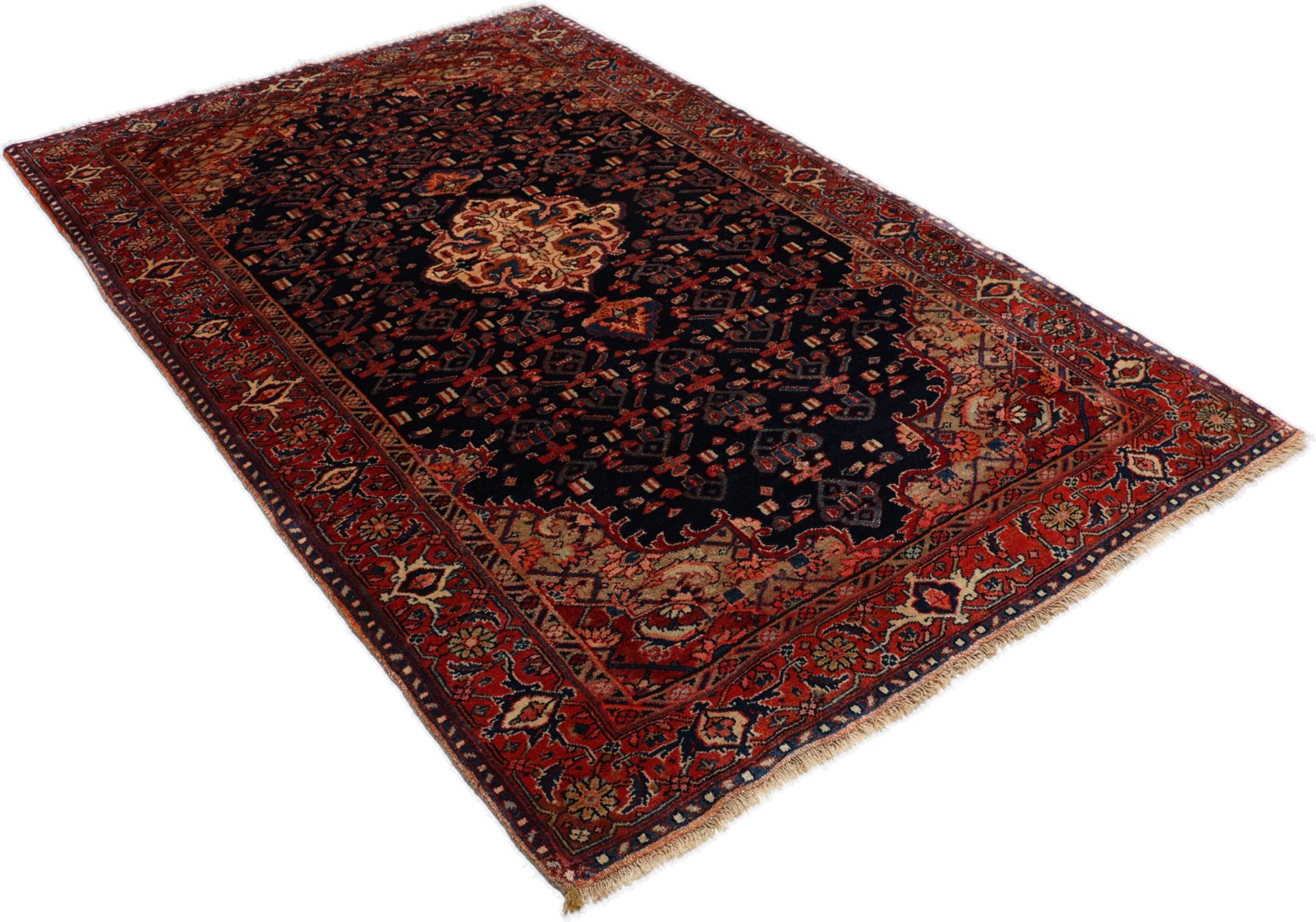 Handgeknüpfter Heriz Perserteppich 140 × 222 cm