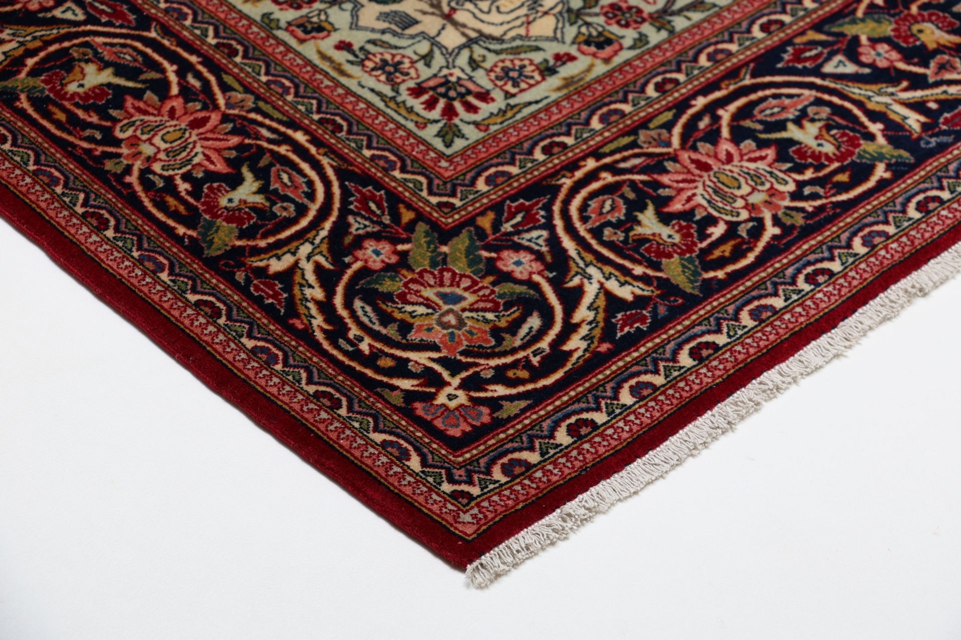 Kashan Perserteppich aus Iran, 134 × 205 cm
