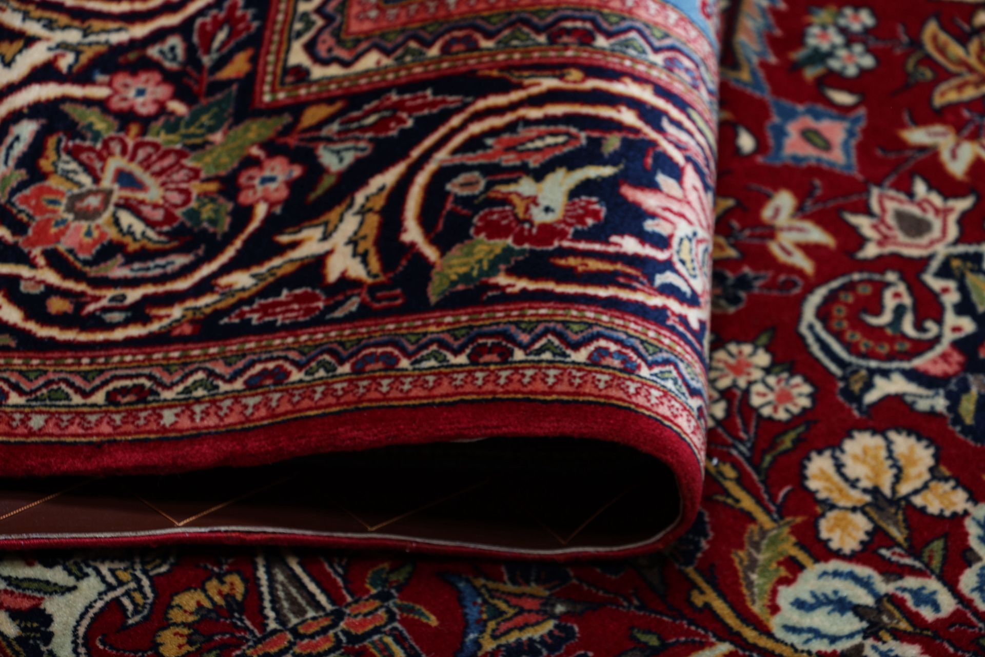 Kashan Perserteppich aus Iran, 134 × 205 cm