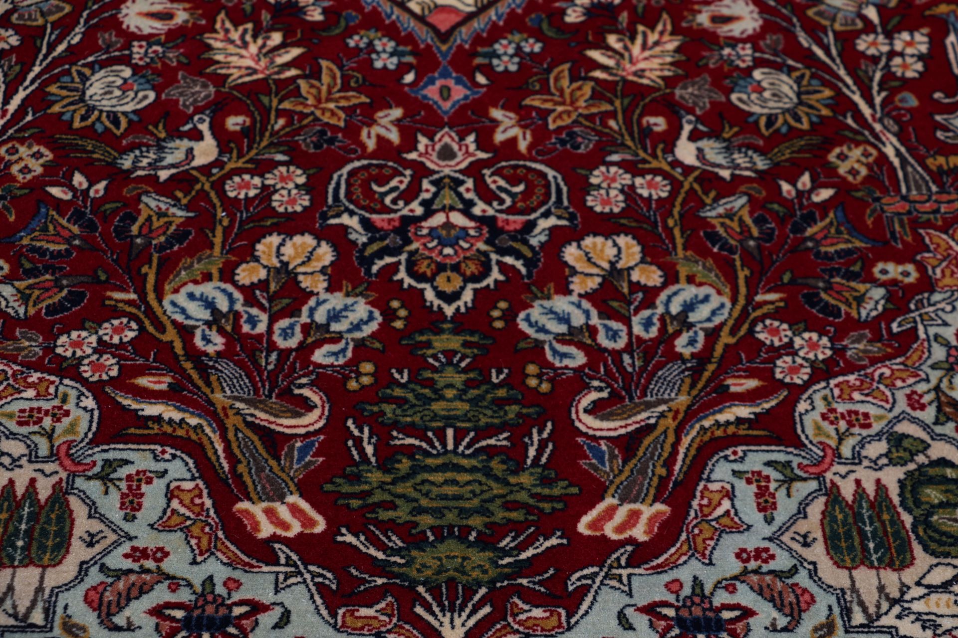 Kashan Perserteppich aus Iran, 134 × 205 cm