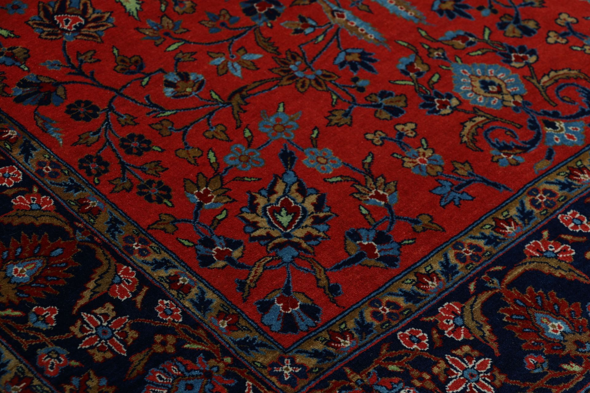 Antiker Sarough Perserteppich, 130 × 190 cm, Wolle