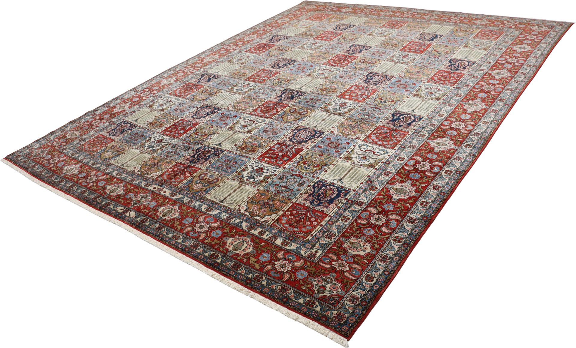 perserteppich-ghom-327-x-418-cm-schurwolle-handgeknupft-antik-1 Ghom Perserteppich 327 × 418 cm aus Wolle, handgeknüpft