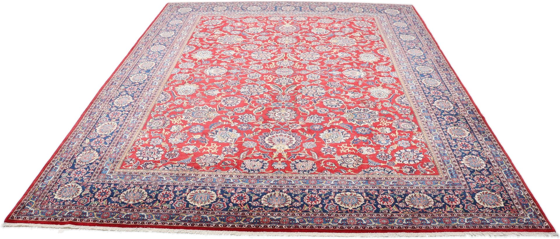 Kashan Perserteppich aus Iran, 278 × 367 cm