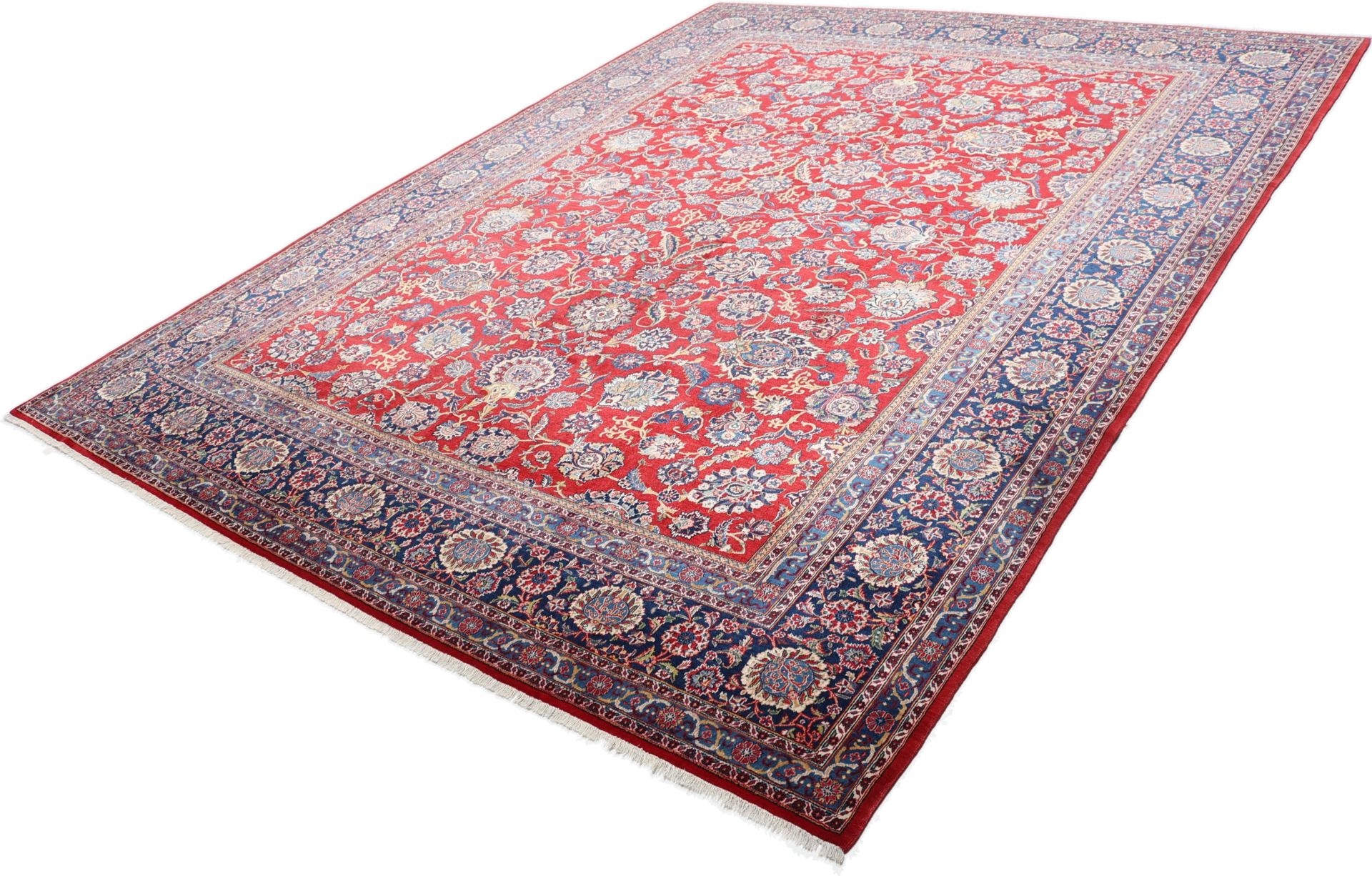 Kashan Perserteppich aus Iran, 278 × 367 cm