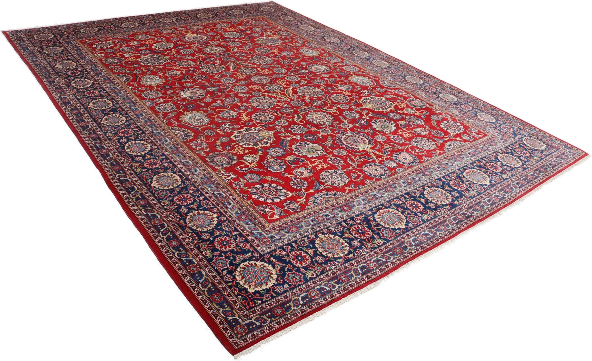 Kashan Perserteppich aus Iran, 278 × 367 cm
