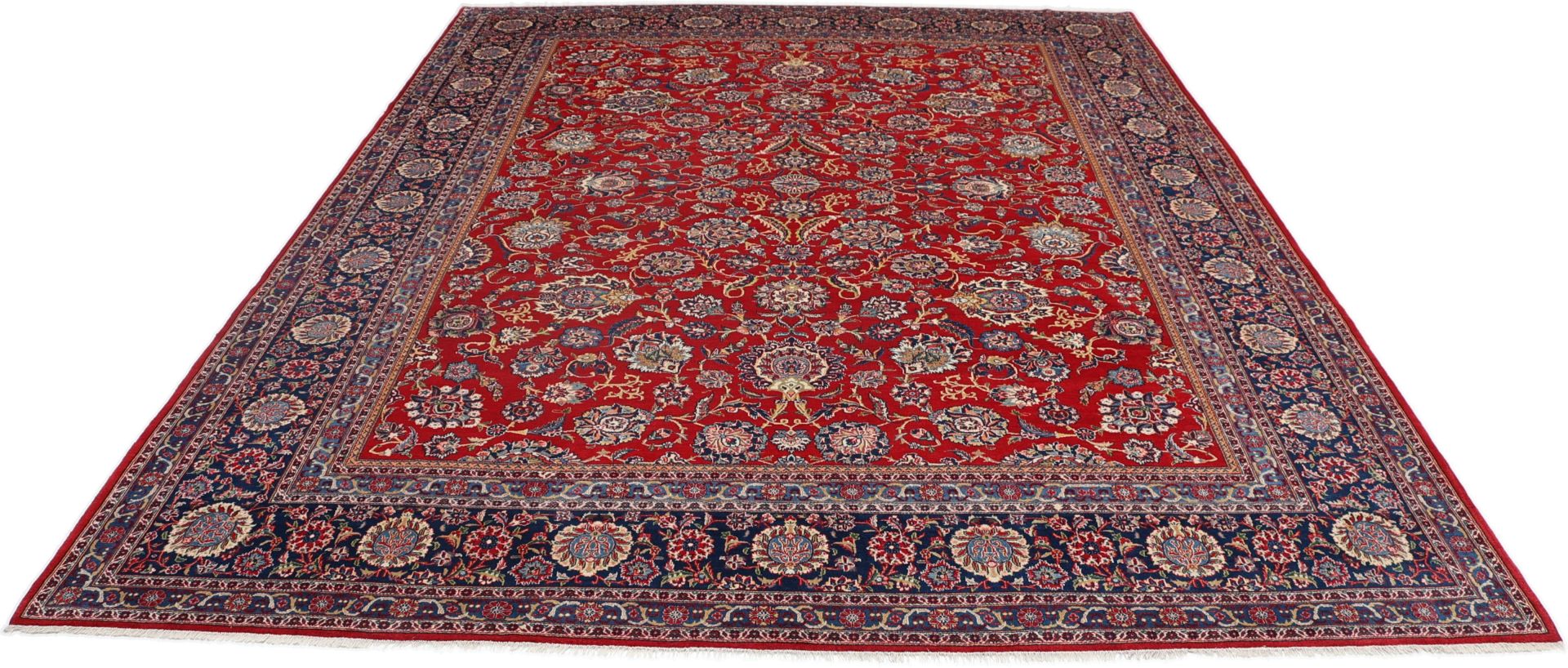 Kashan Perserteppich aus Iran, 278 × 367 cm