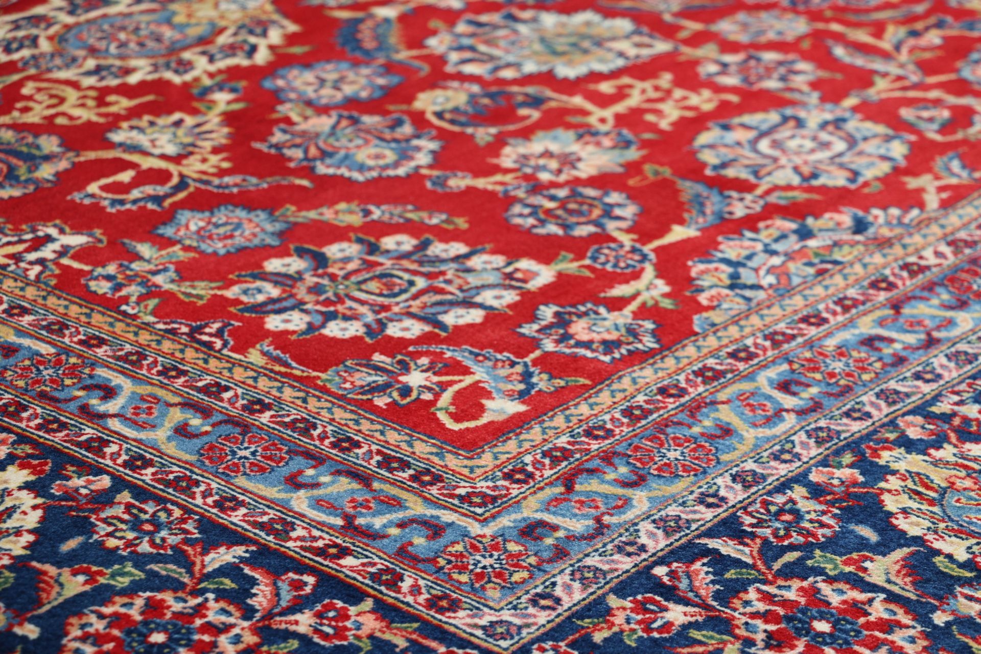 Kashan Perserteppich aus Iran, 278 × 367 cm