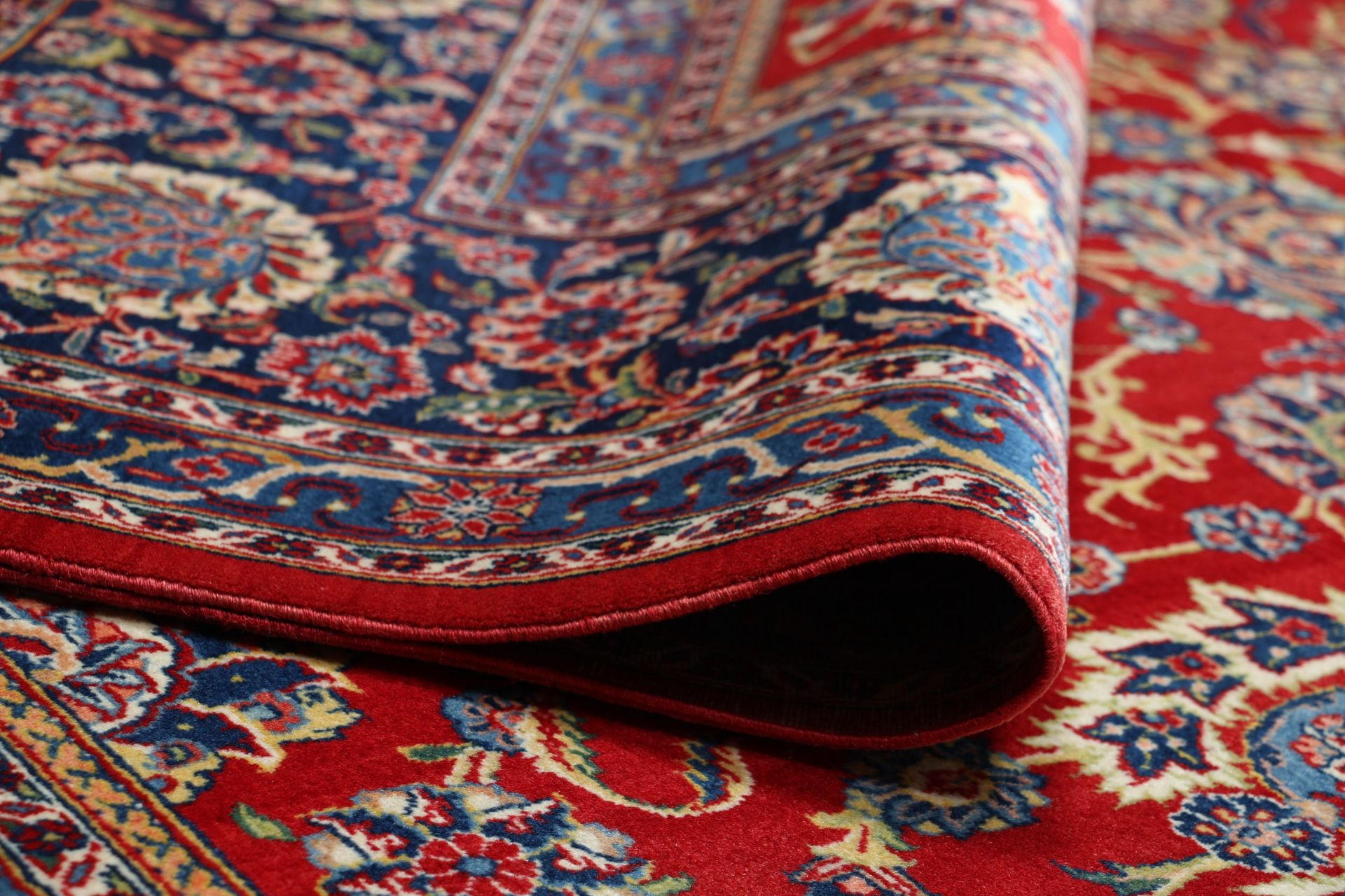 Kashan Perserteppich aus Iran, 278 × 367 cm