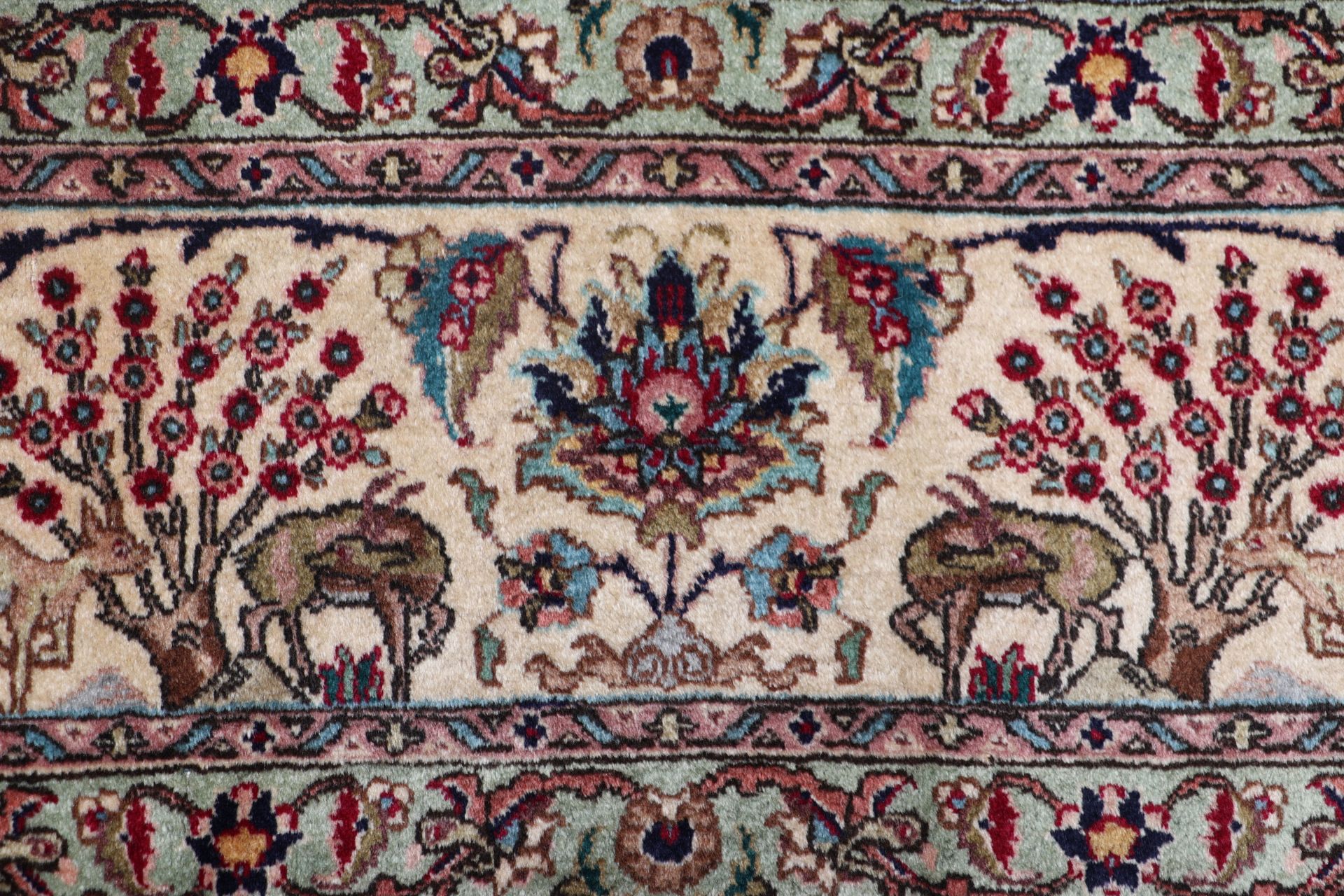 Handgeknüpfter Täbriz Perserteppich, 240 × 345 cm, Wolle