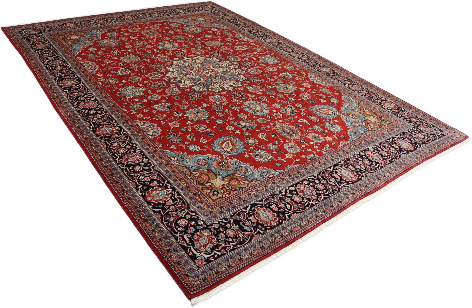Sarough Perserteppich 265 × 370 cm aus Wolle, handgeknüpft