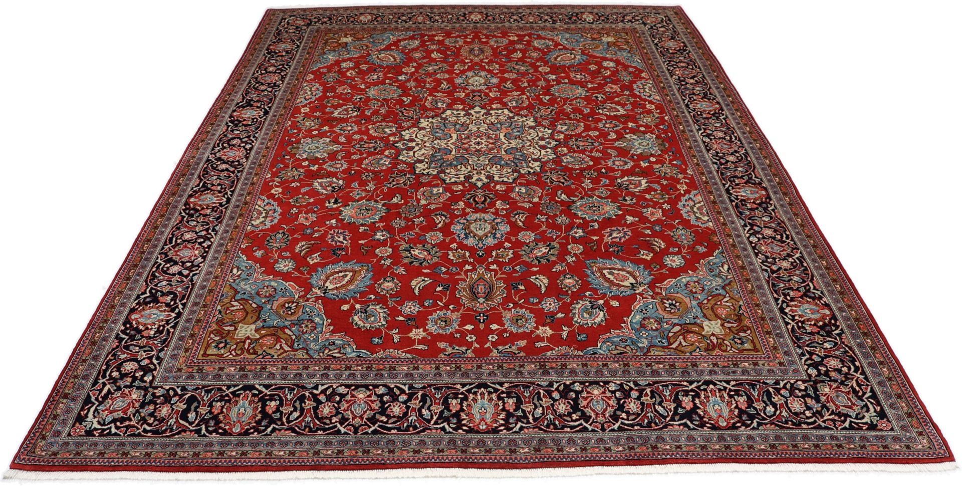 Sarough Perserteppich 265 × 370 cm aus Wolle, handgeknüpft