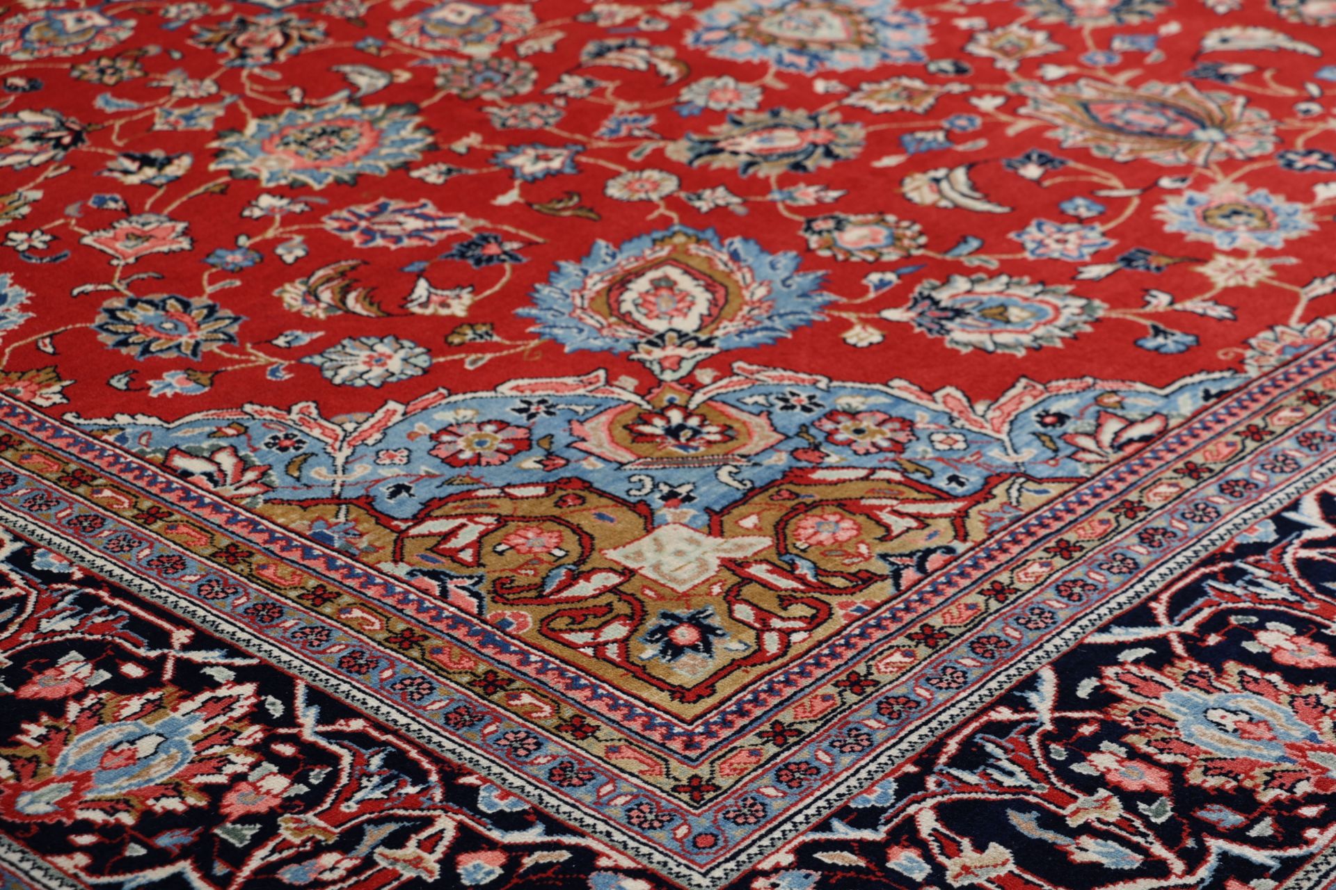 Sarough Perserteppich 265 × 370 cm aus Wolle, handgeknüpft