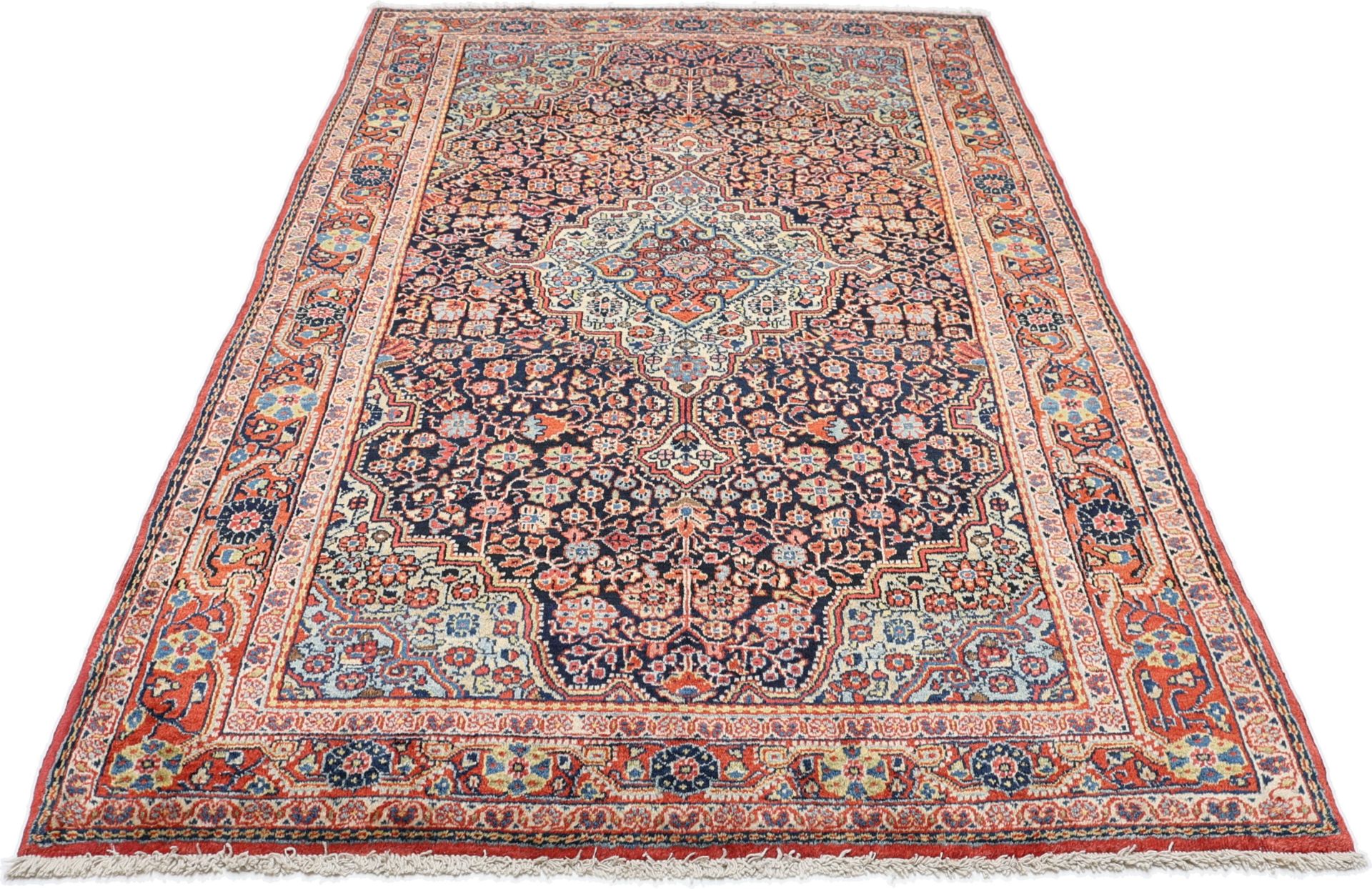 Sarough Perserteppich antik, 127 × 205 cm, Wolle
