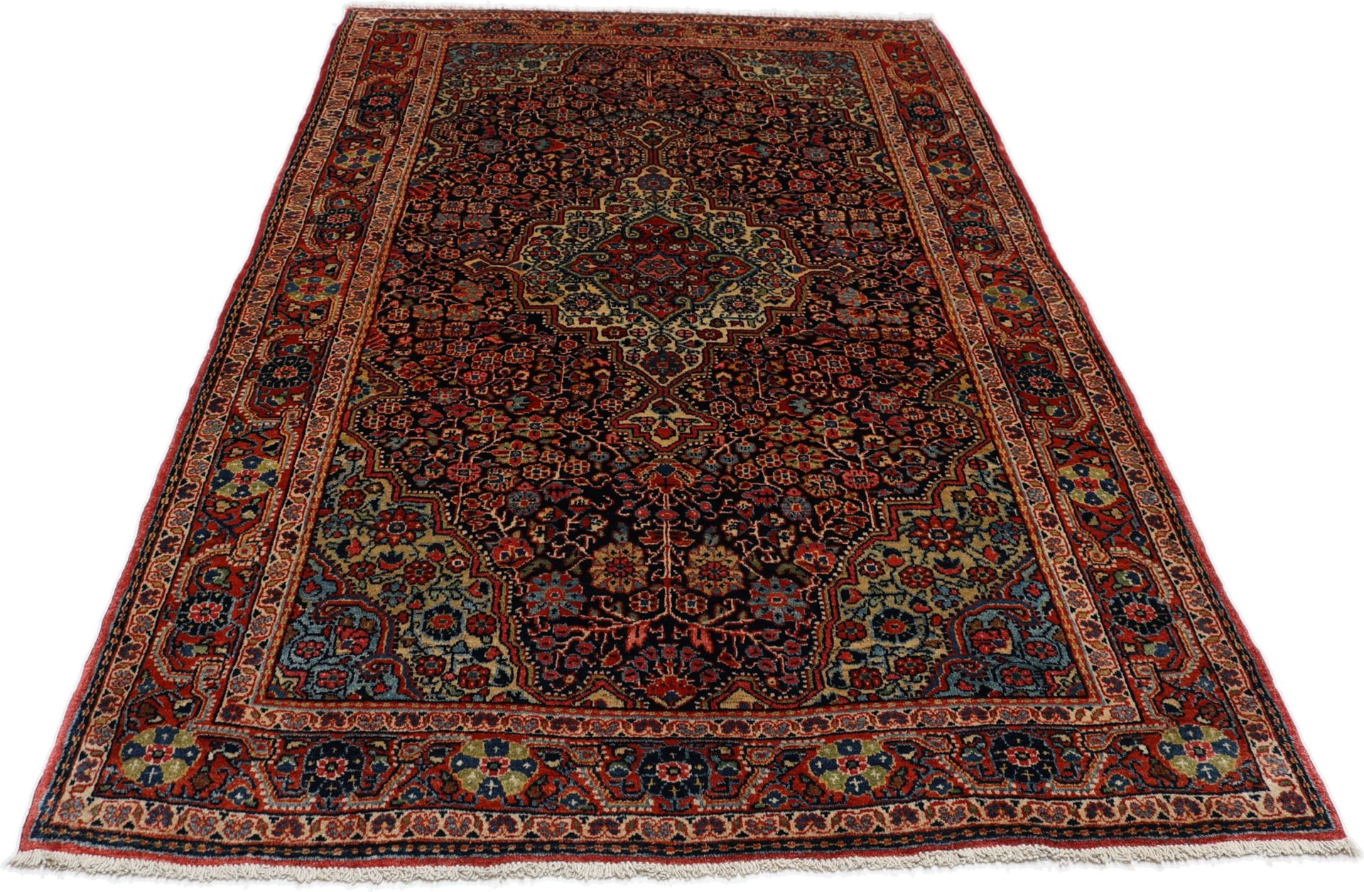 Sarough Perserteppich antik, 127 × 205 cm, Wolle