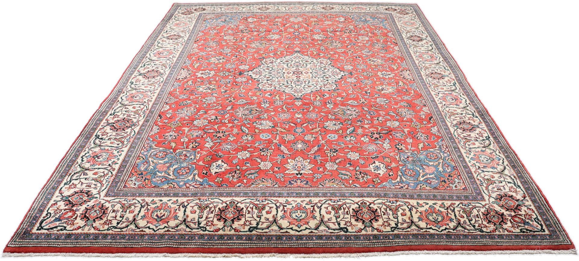 Handgeknüpfter Sarough Perserteppich, 256 × 372 cm, Wolle