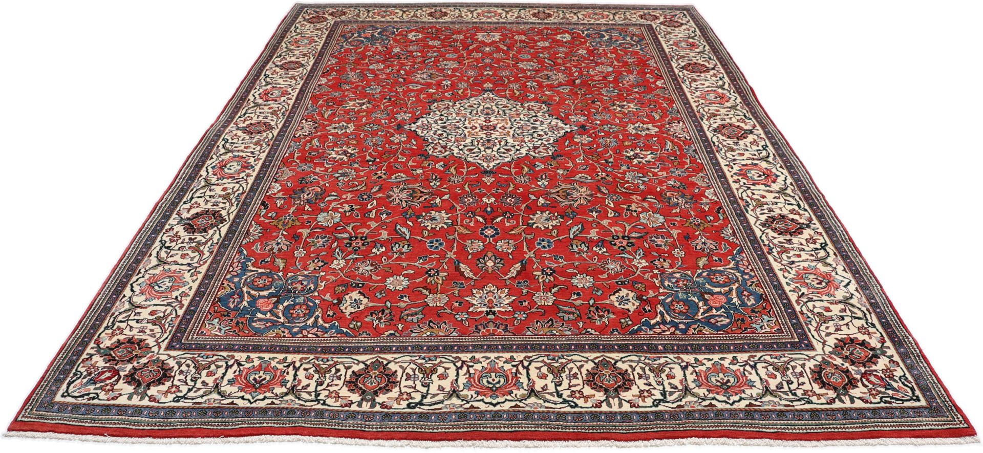 Handgeknüpfter Sarough Perserteppich, 256 × 372 cm, Wolle