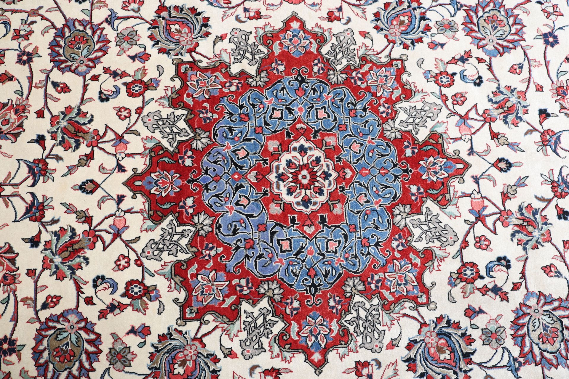 perserteppich-sarough-270-x-362-cm-schurwolle-handgeknupft-vintage-18 Handgeknüpfter Sarough Perserteppich 270 × 362 cm