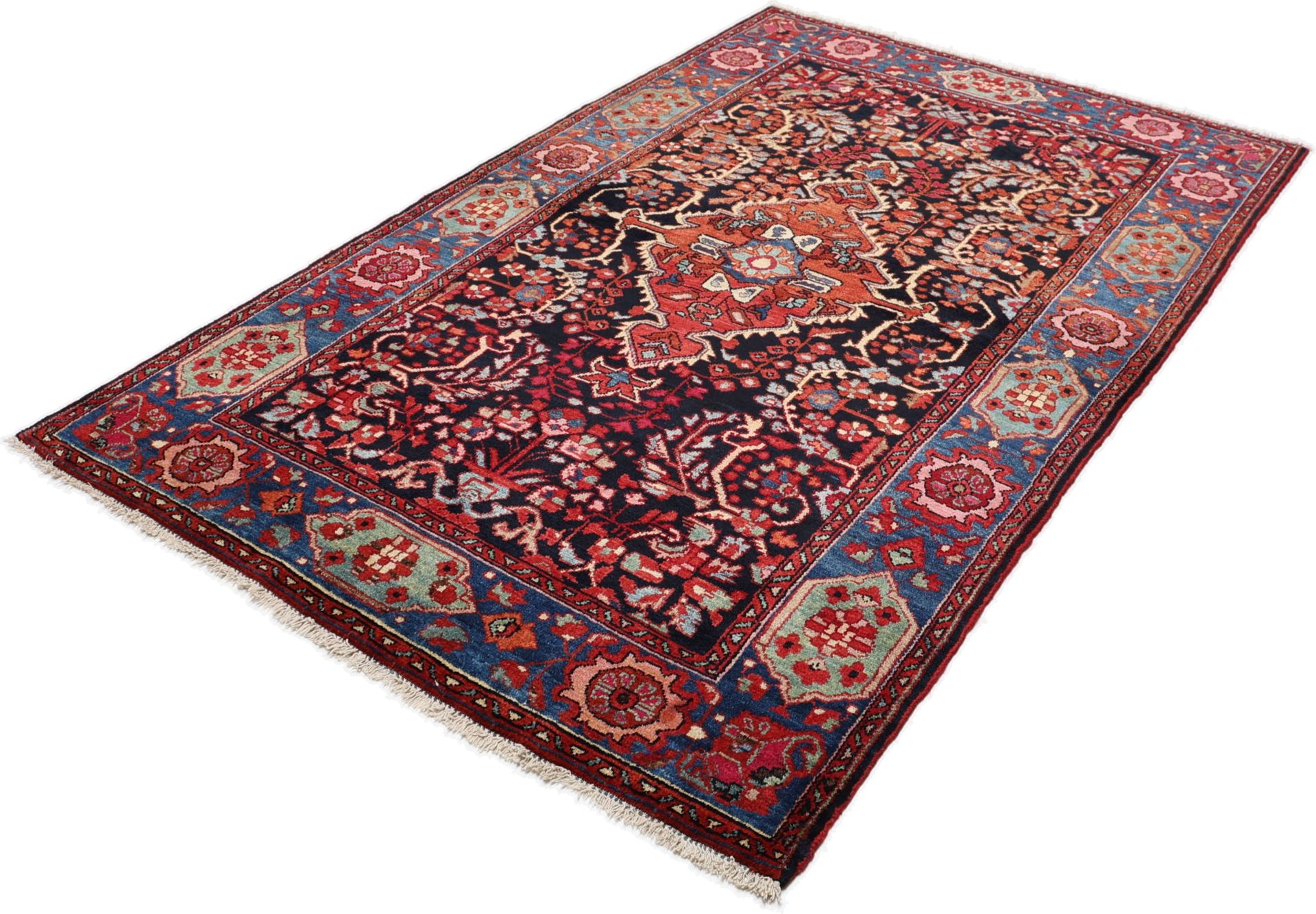 Antiker Loribaft Perserteppich aus Iran, 130 × 196 cm