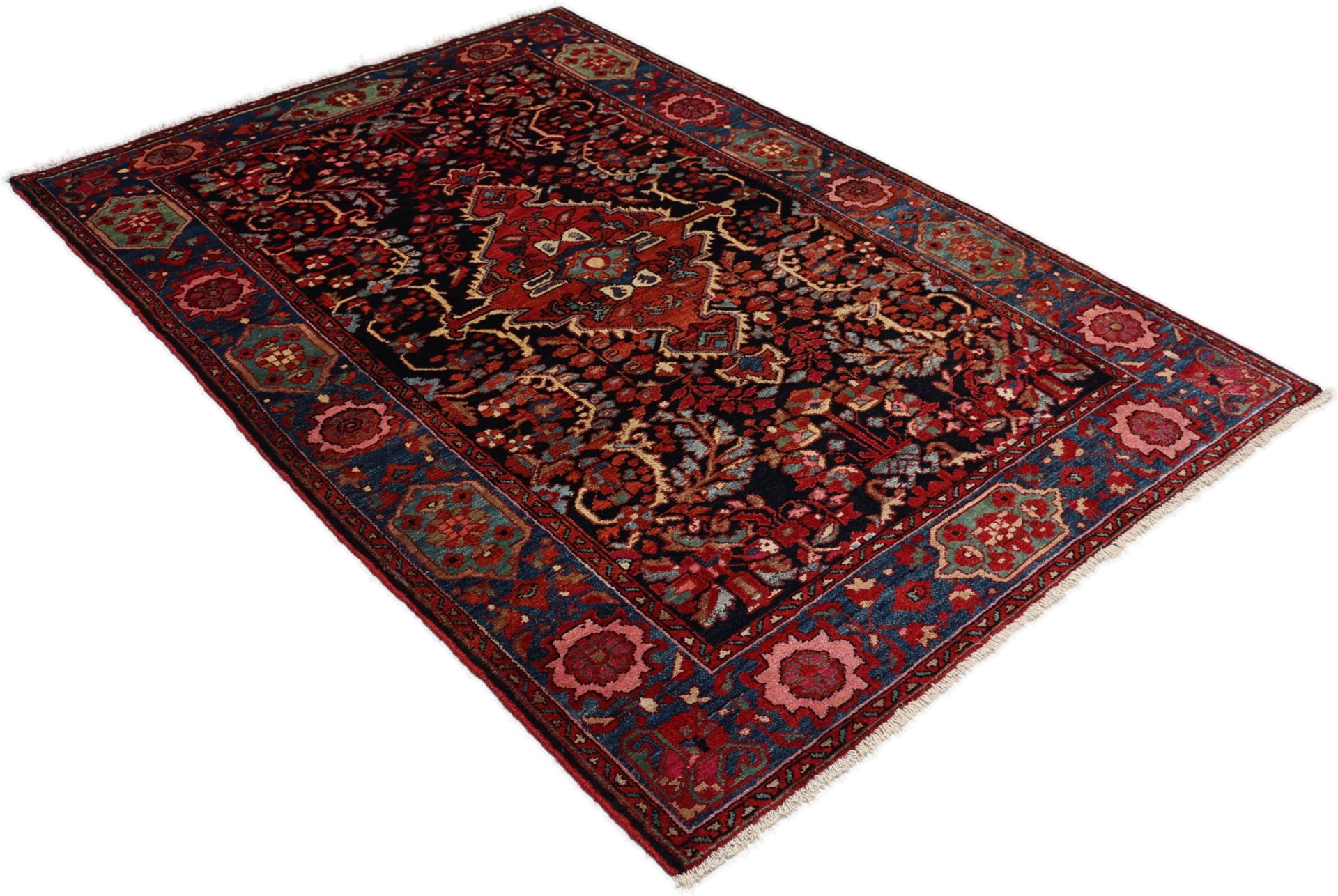 Antiker Loribaft Perserteppich aus Iran, 130 × 196 cm