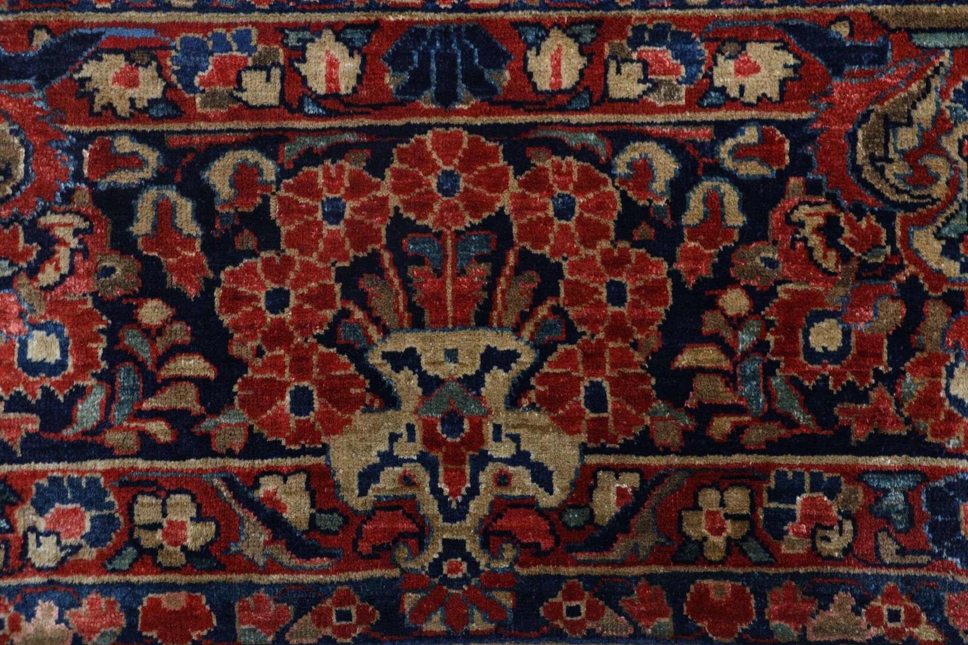 Sarough Perserteppich antik, 267 × 345 cm, Wolle