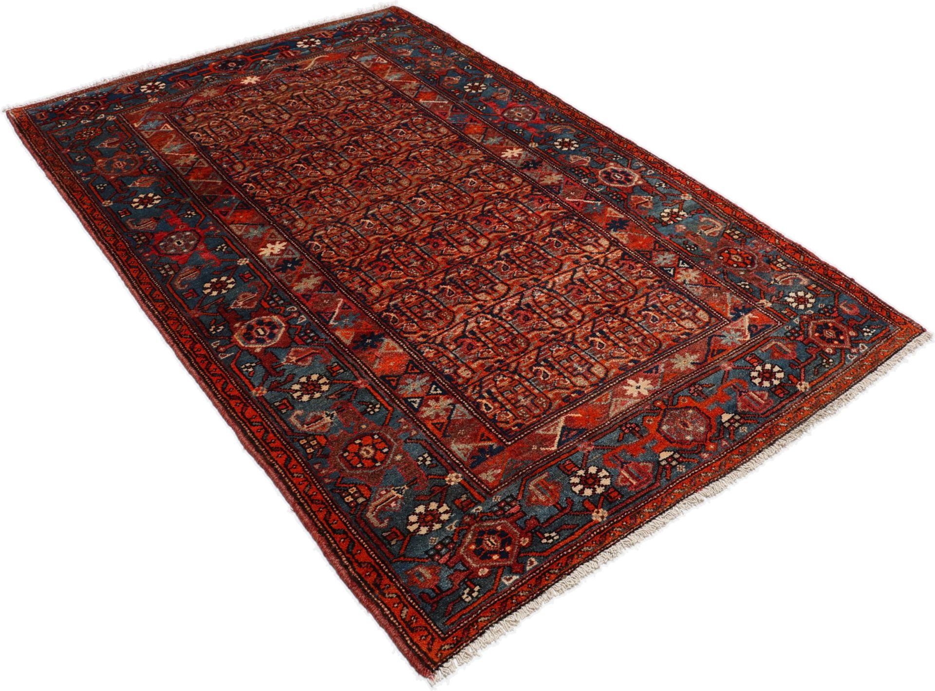 Bijar Perserteppich aus Iran, 128 × 200 cm