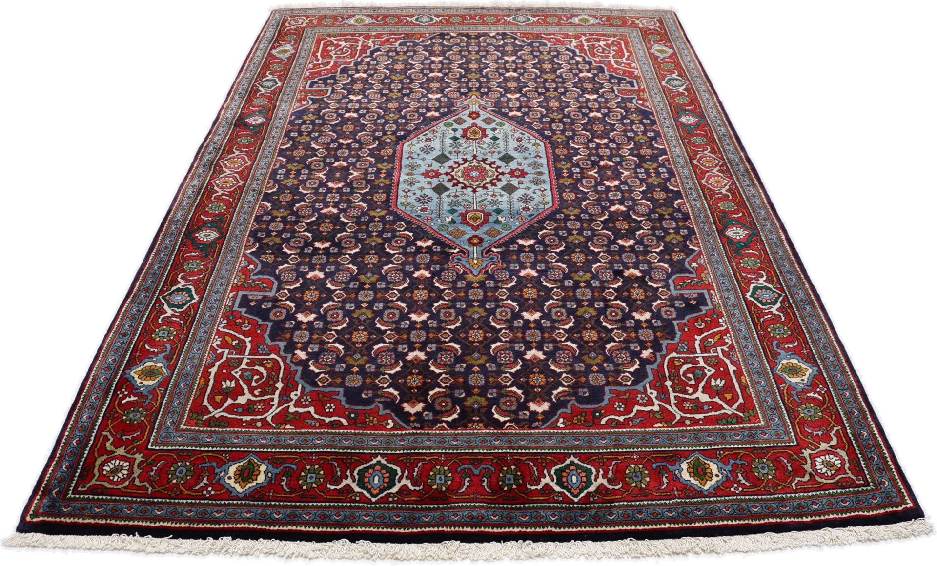 Handgeknüpfter Bijar Perserteppich 140 × 210 cm
