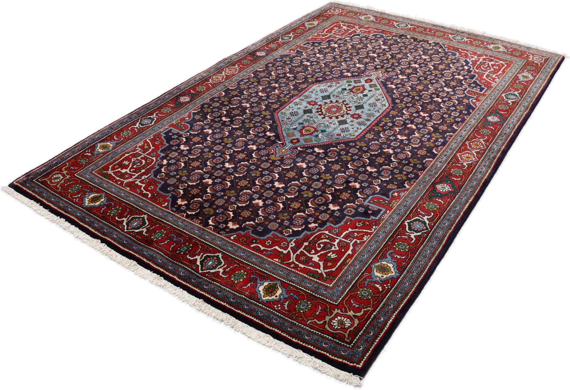 Handgeknüpfter Bijar Perserteppich 140 × 210 cm
