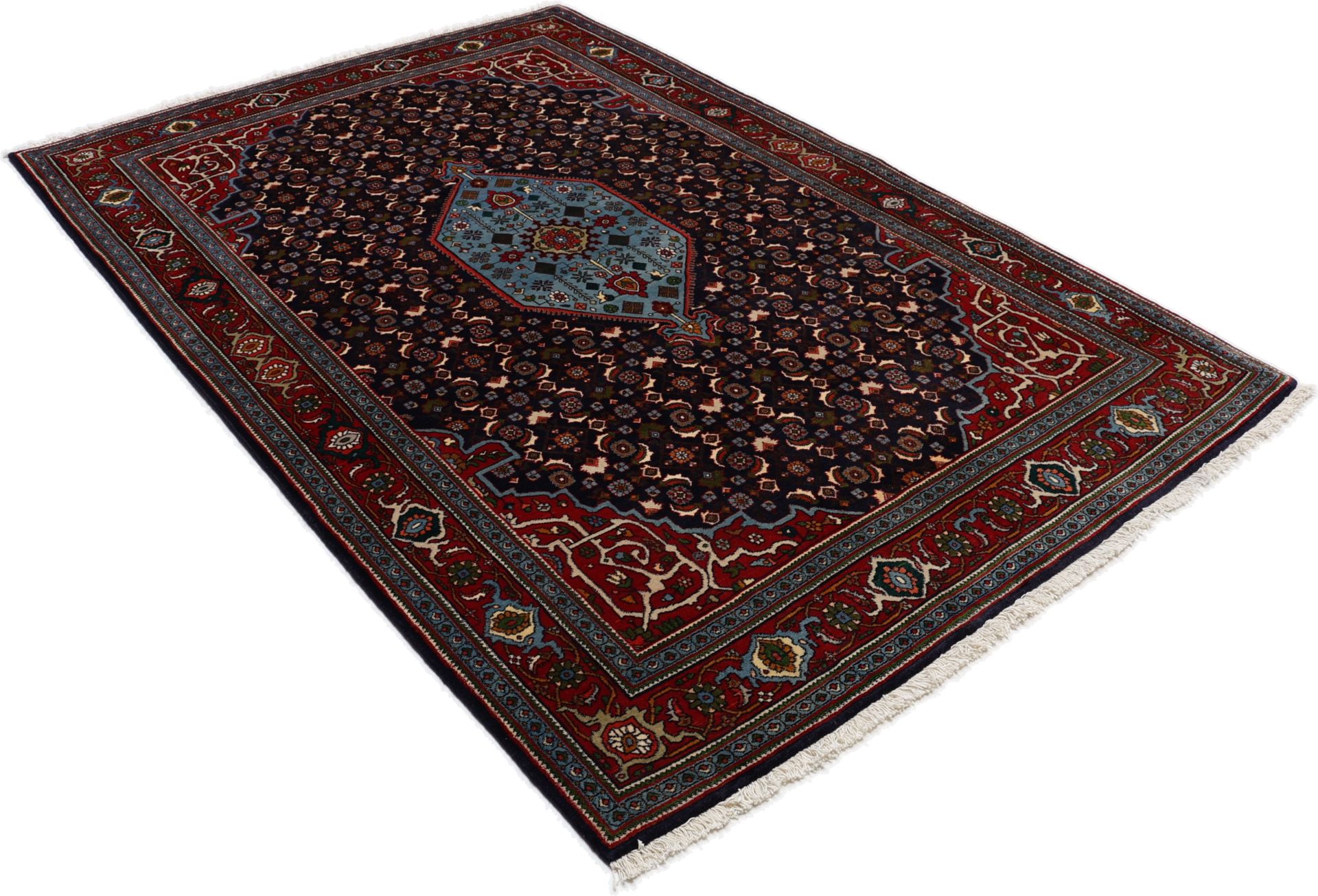 Handgeknüpfter Bijar Perserteppich 140 × 210 cm