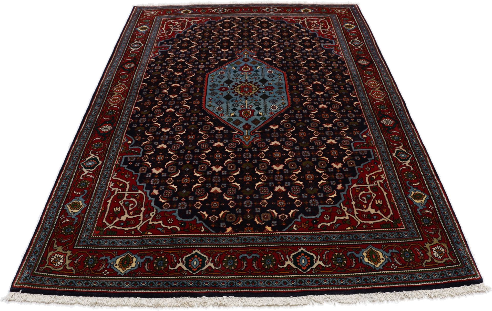 Handgeknüpfter Bijar Perserteppich 140 × 210 cm
