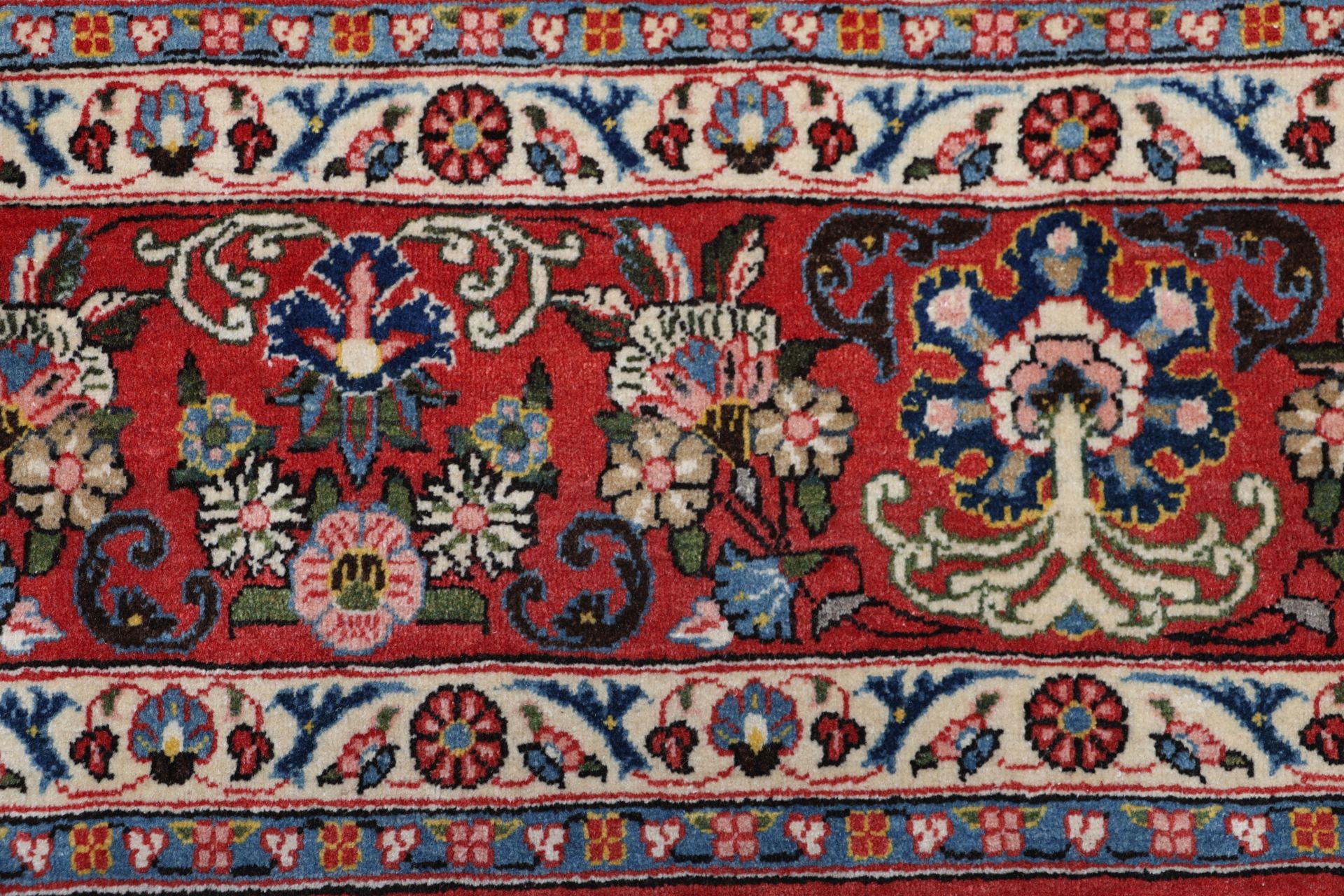 Handgeknüpfter Ghom Perserteppich, 257 × 380 cm, Wolle